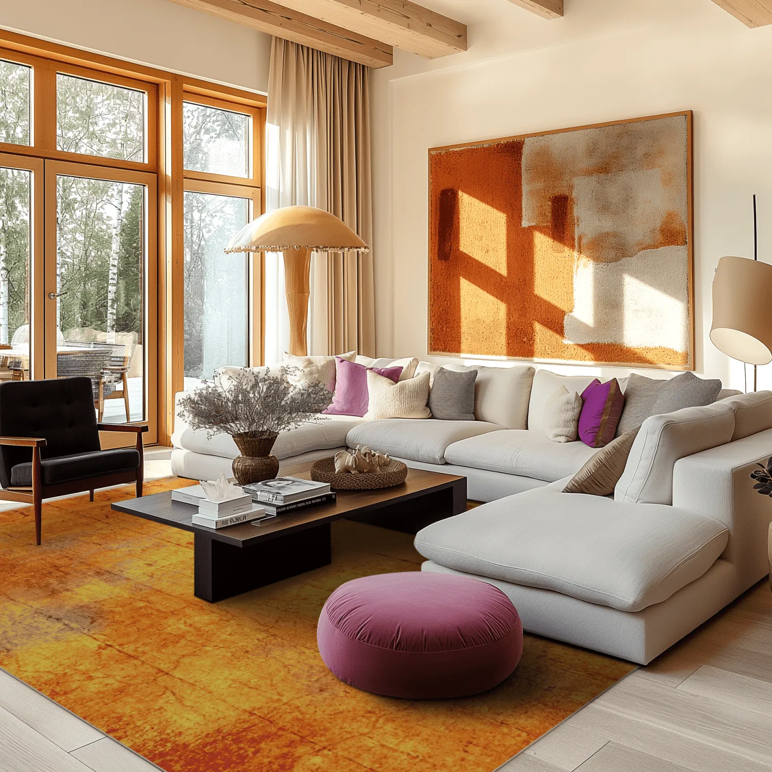 Tapete Wilton - Cesano (laranja)