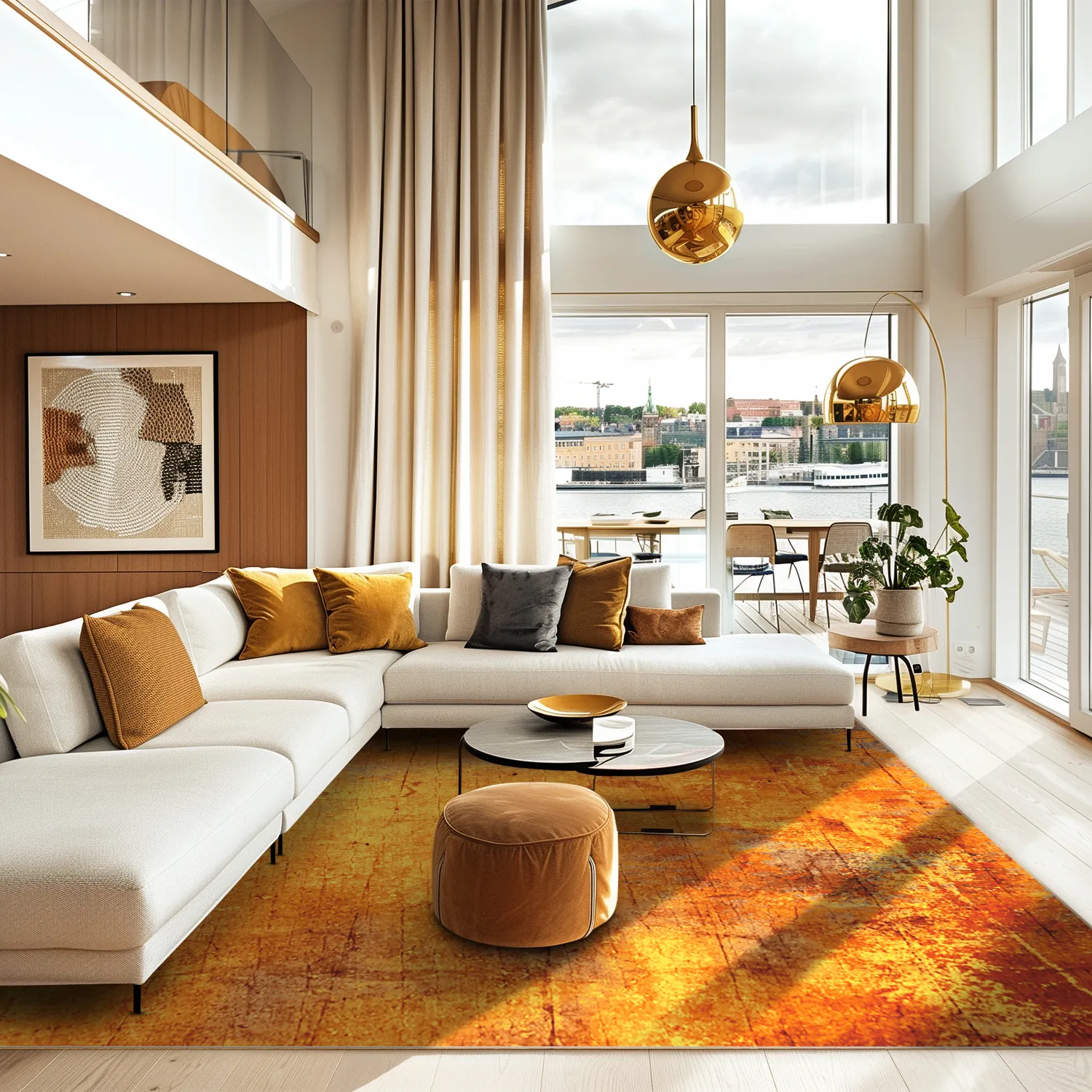 Tapete Wilton - Cesano (laranja)