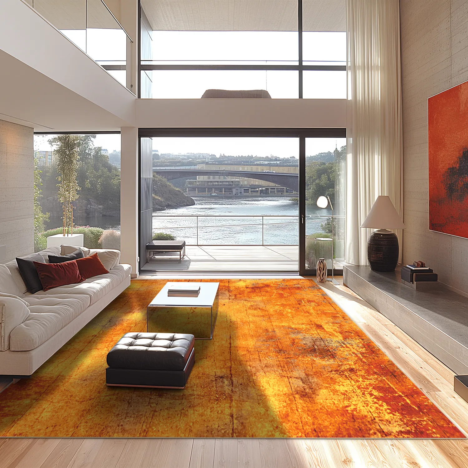 Tapete Wilton - Cesano (laranja)