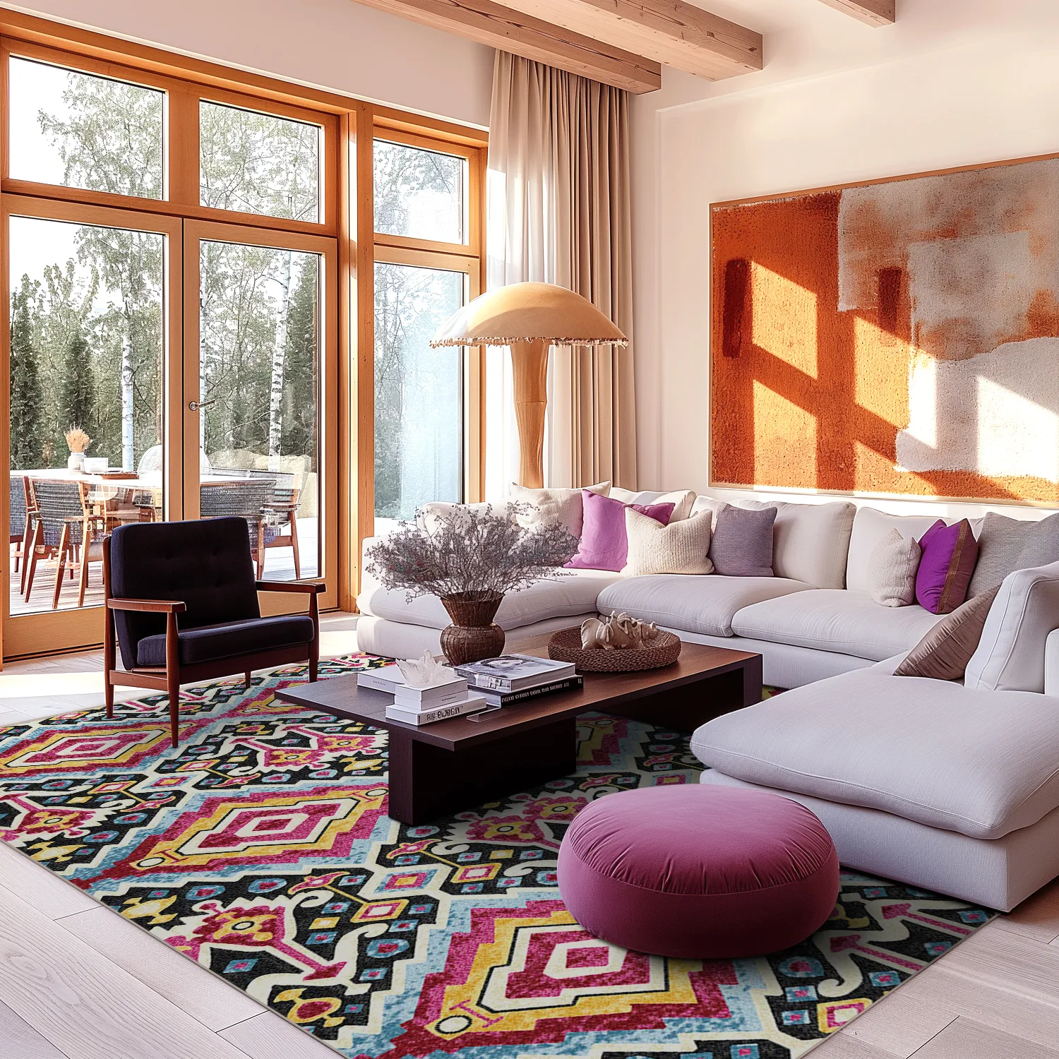 Tapete Wilton - Cizre (multicolorido)