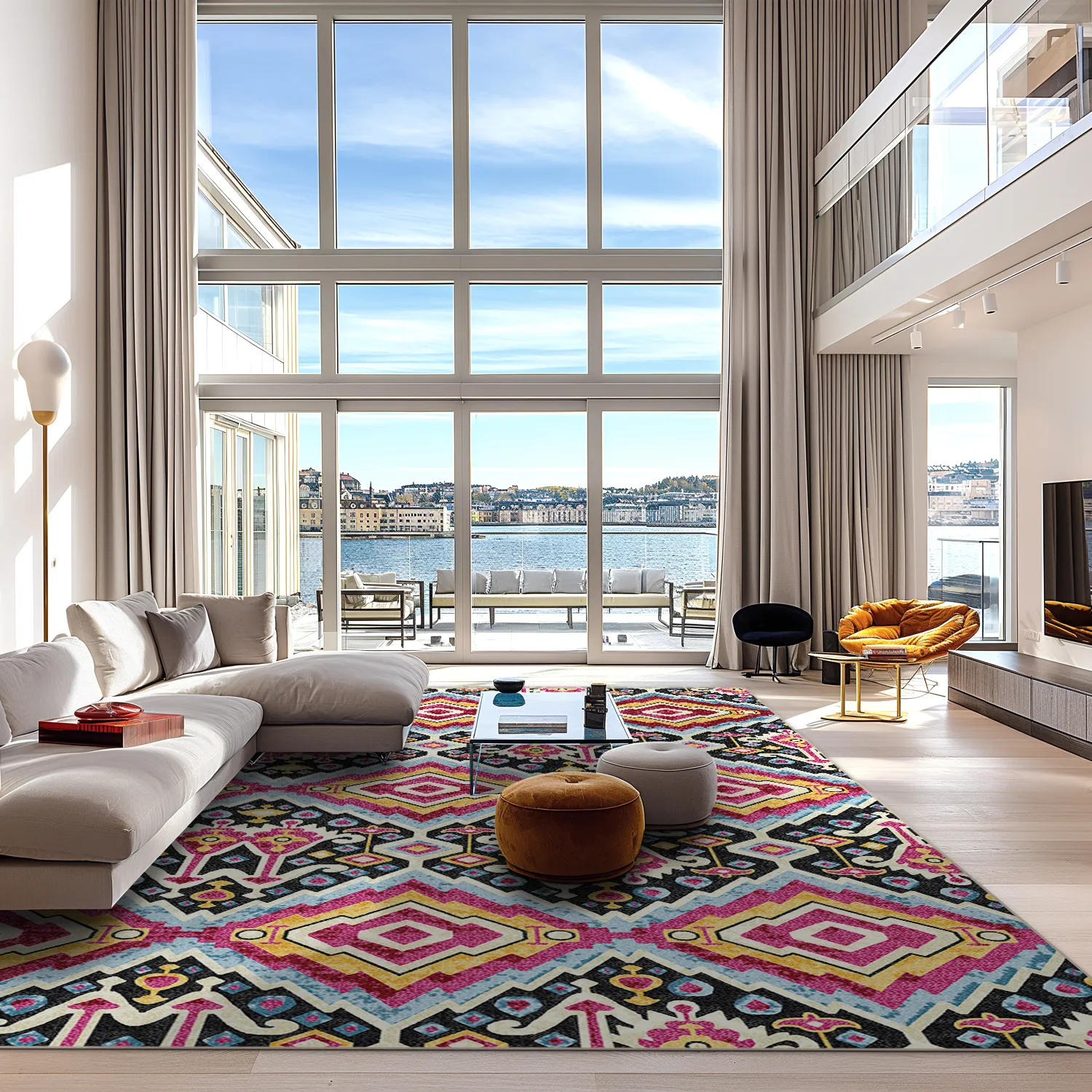 Tapete Wilton - Cizre (multicolorido)