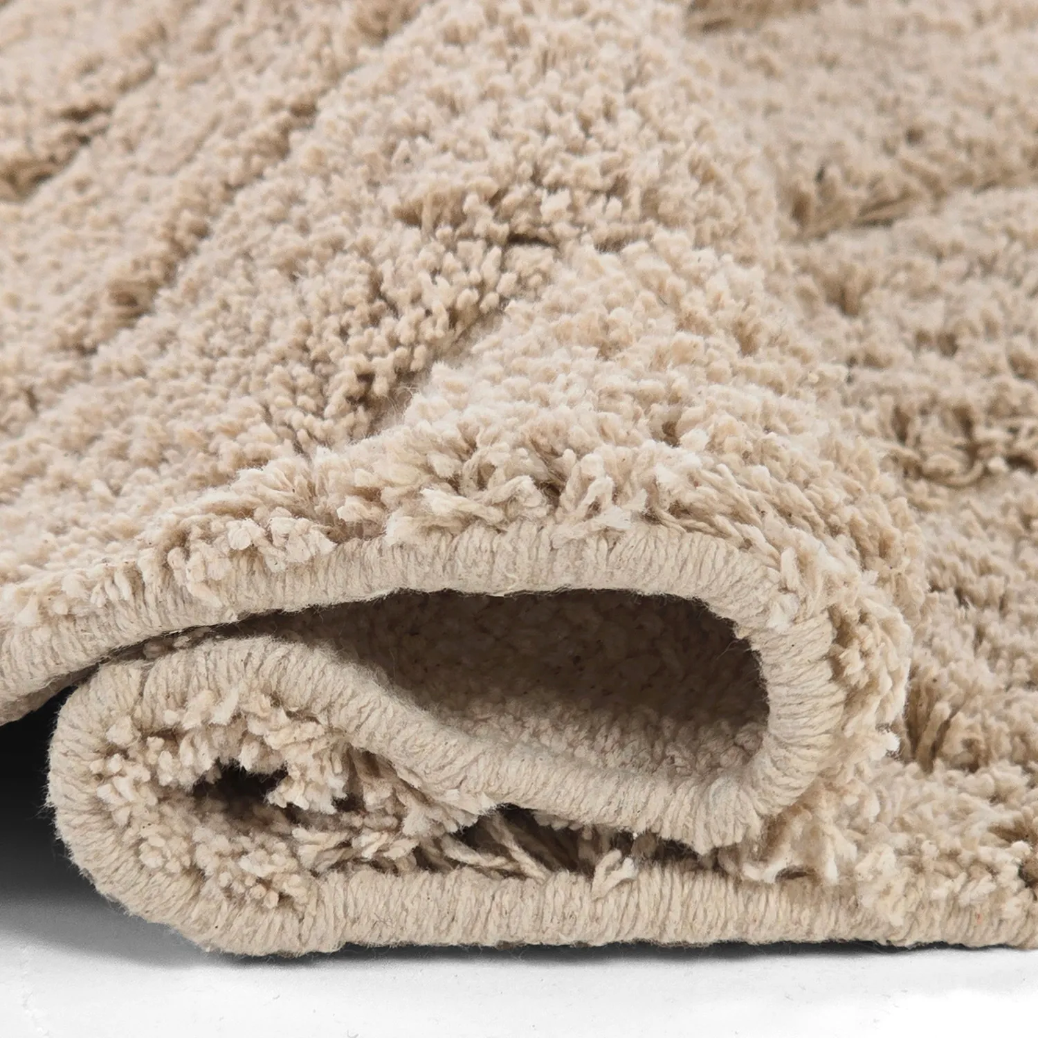 Tapetes felpudos - Conara Natural Cotton Shaggy (bež)