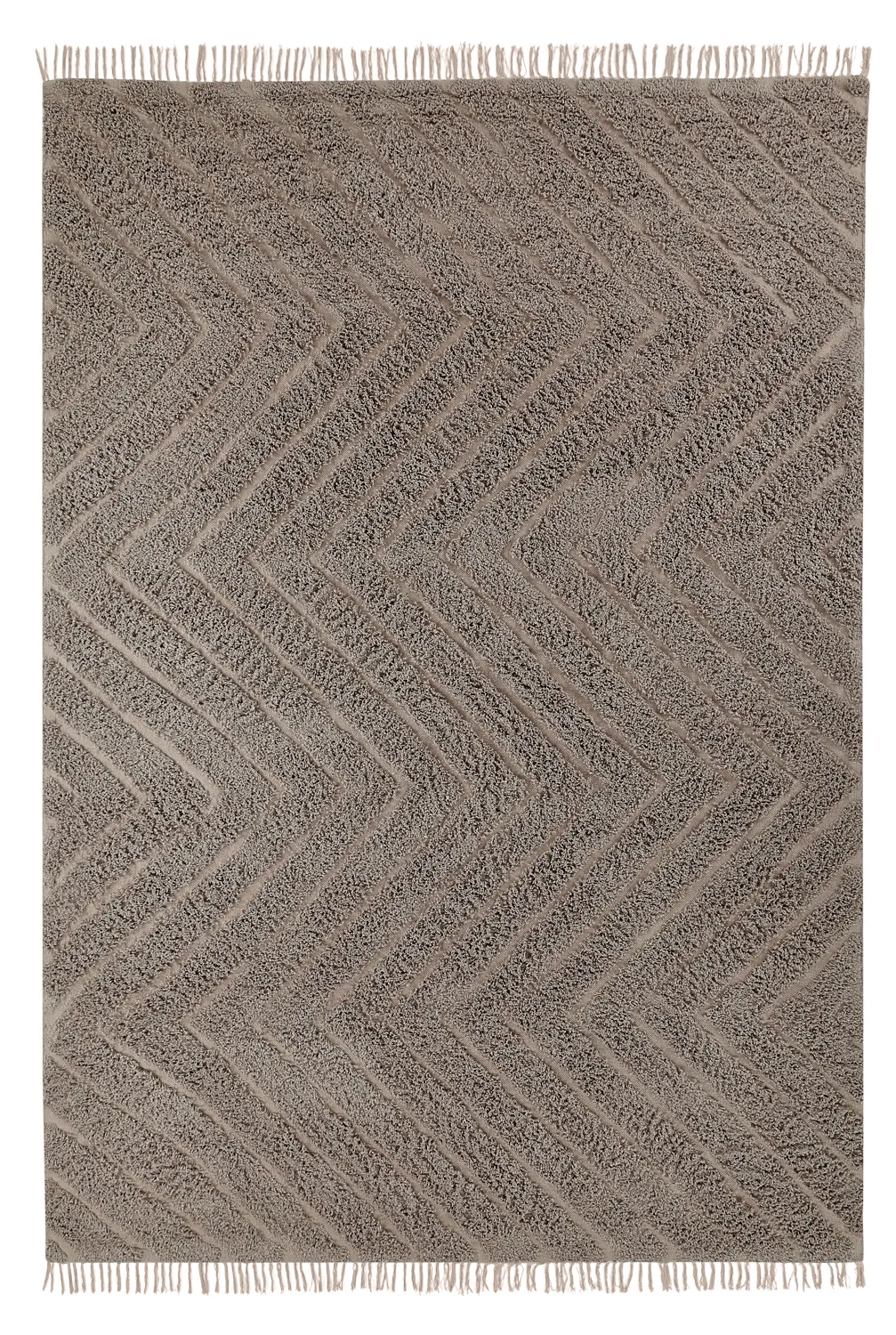 Tapetes felpudos - Conara Natural Cotton Shaggy (taupe)