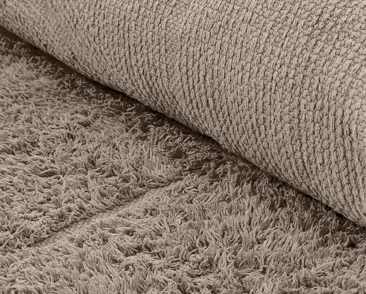 Tapete redondo - Cremona Natural Cotton Shaggy (taupe)