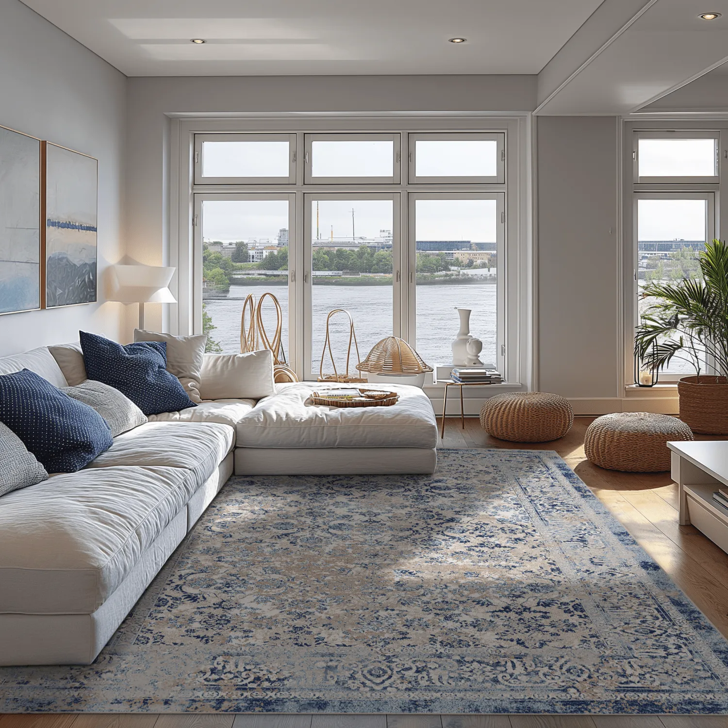 Tapete Wilton - Denizli (azul)