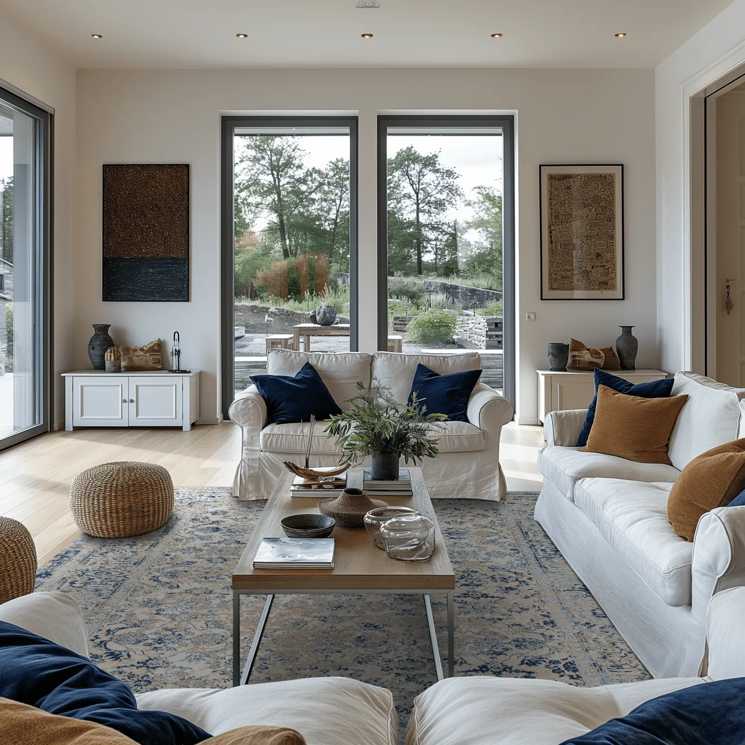 Tapete Wilton - Denizli (azul)