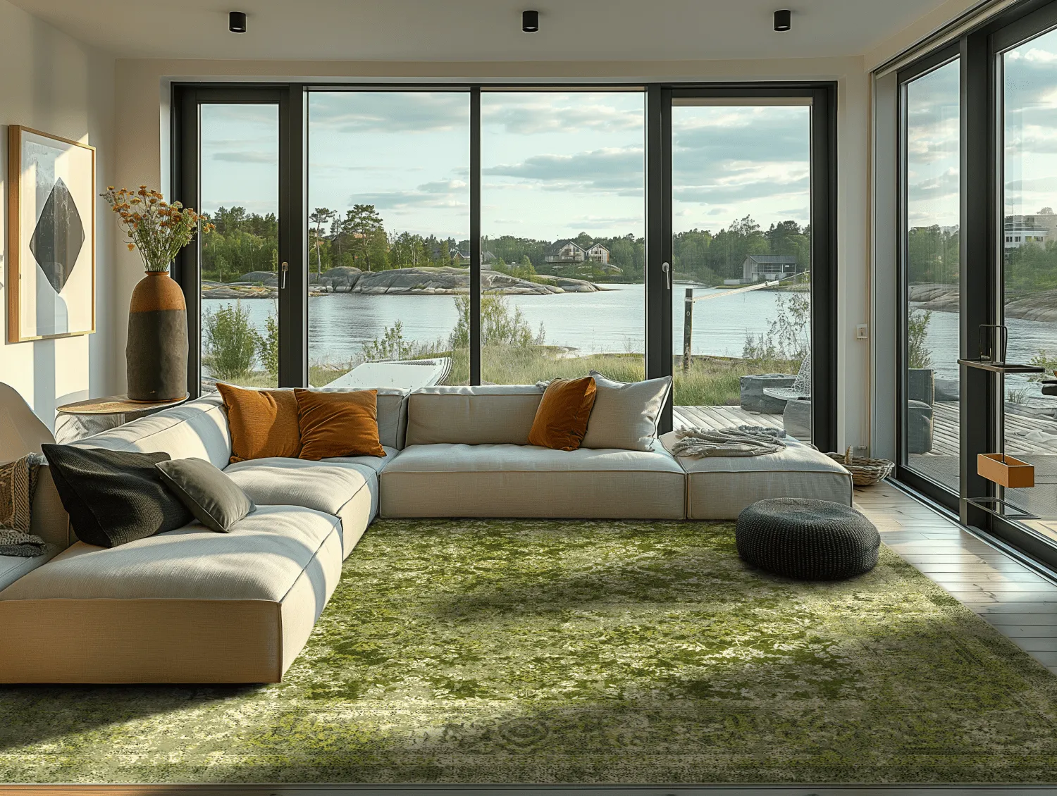 Tapete Wilton - Denizli (verde)