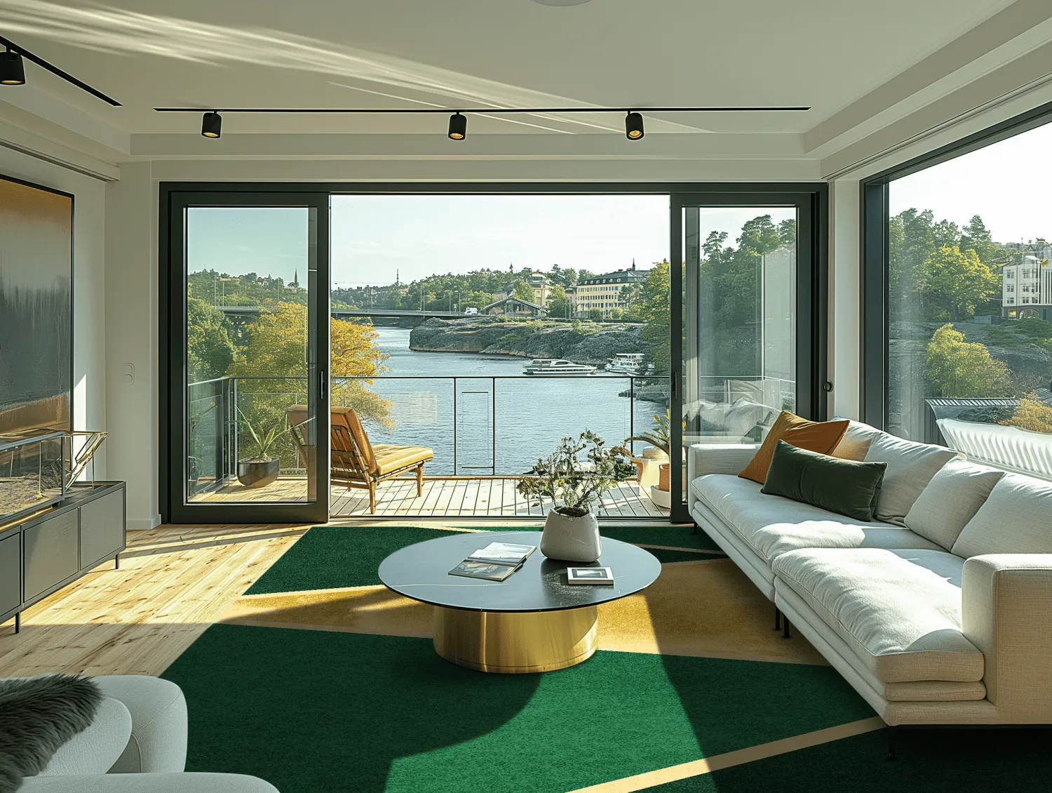 Tapete Wilton - Dolly (verde/dourado)