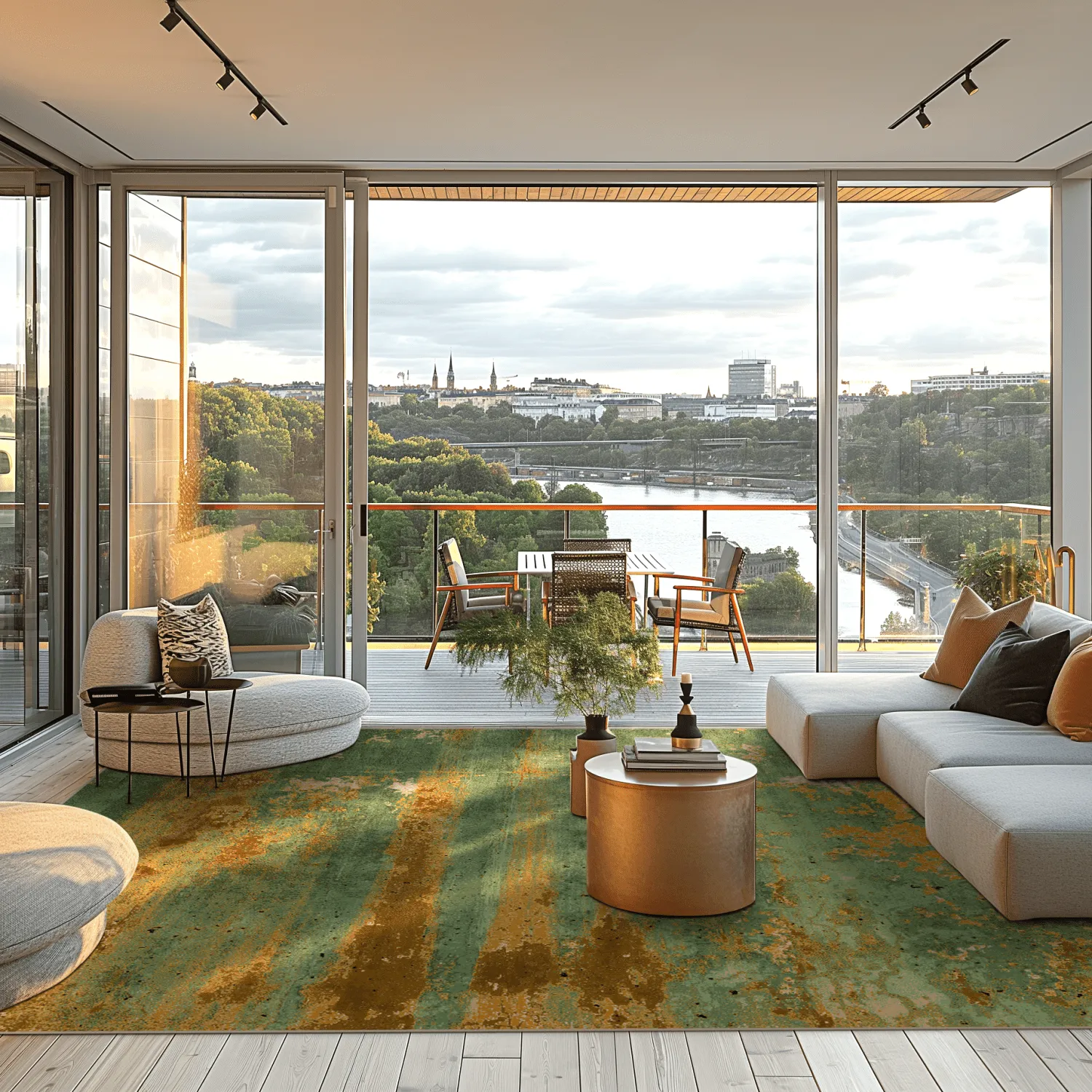 Tapete Wilton - Domont (verde)