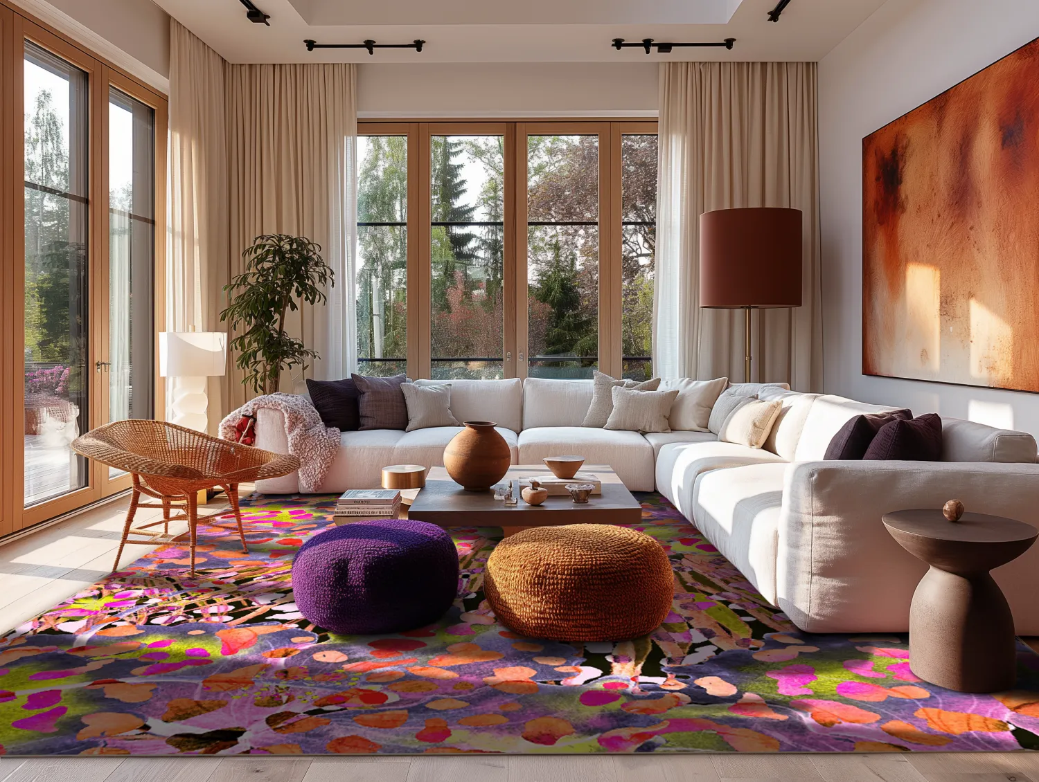 Tapete Wilton - Dottie (rosa/multi)