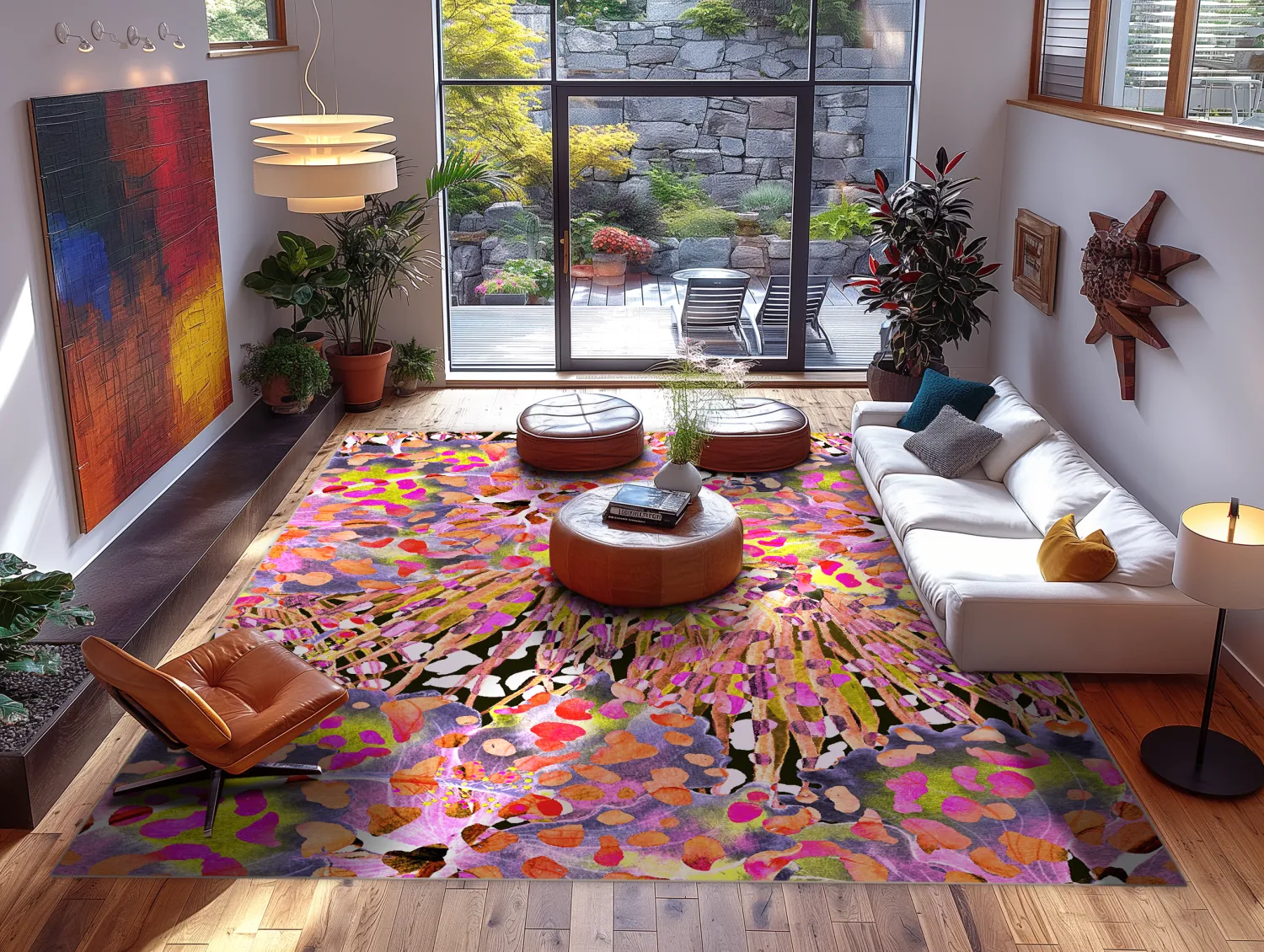 Tapete Wilton - Dottie (rosa/multi)