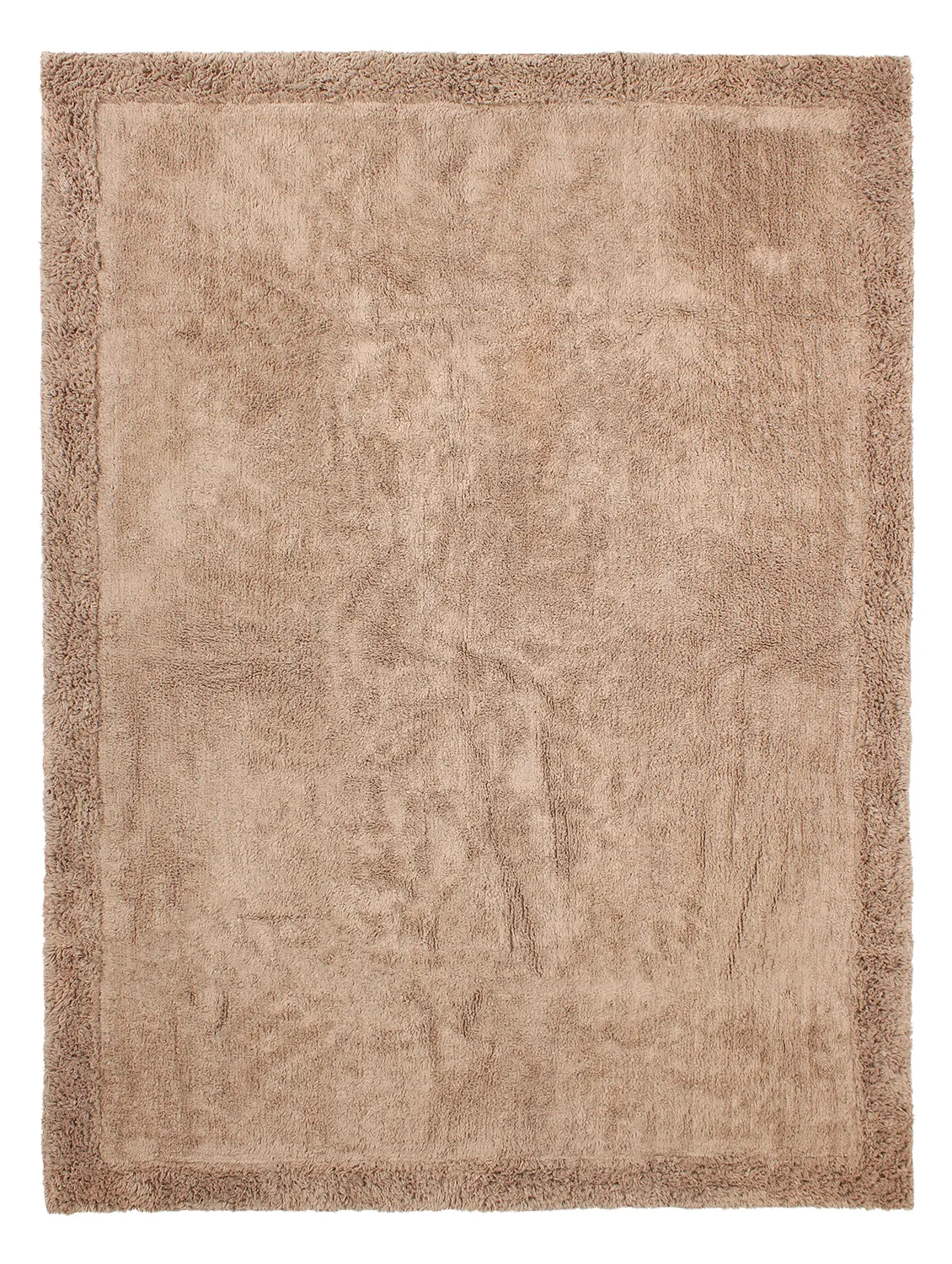 Tapetes felpudos - Ebba Natural Cotton Shaggy (marrom)