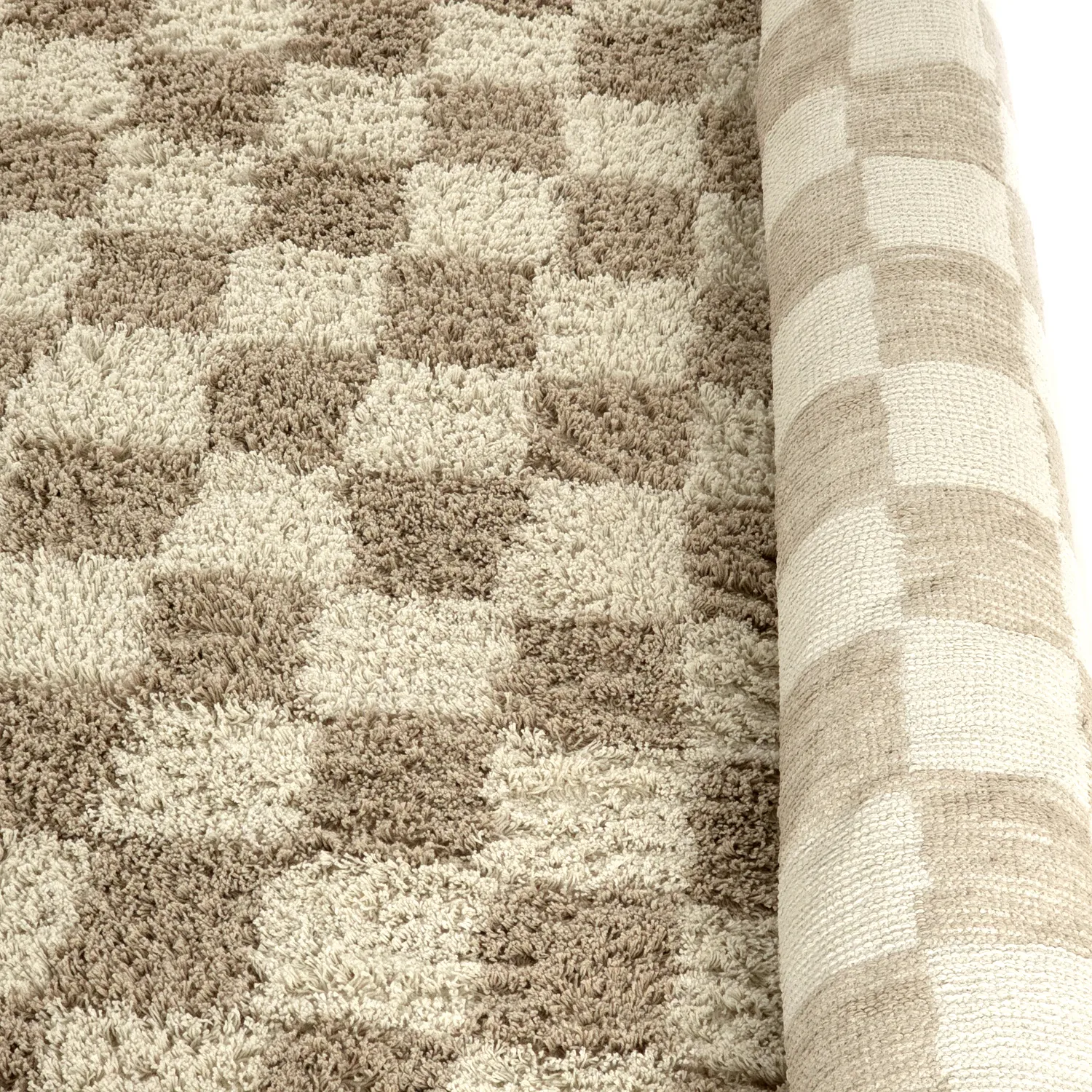 Tapetes felpudos - Elsey Natural Cotton Shaggy (smetana/pesek)