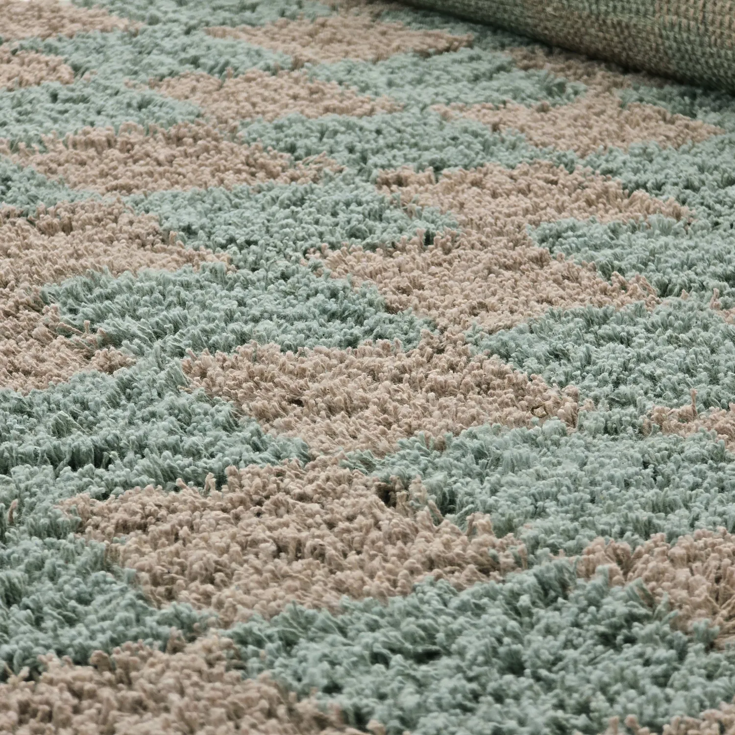 Tapetes felpudos - Elsey Natural Cotton Shaggy (siva/roza)