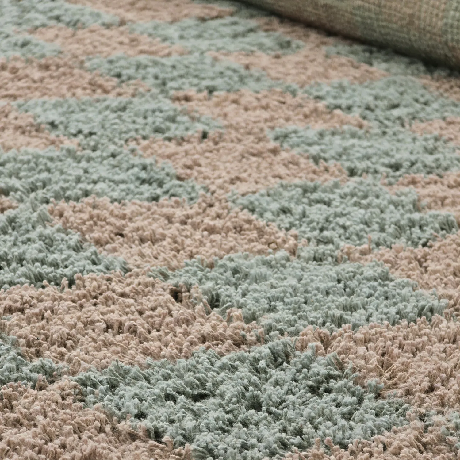 Tapetes felpudos - Elsey Natural Cotton Shaggy (siva/roza)