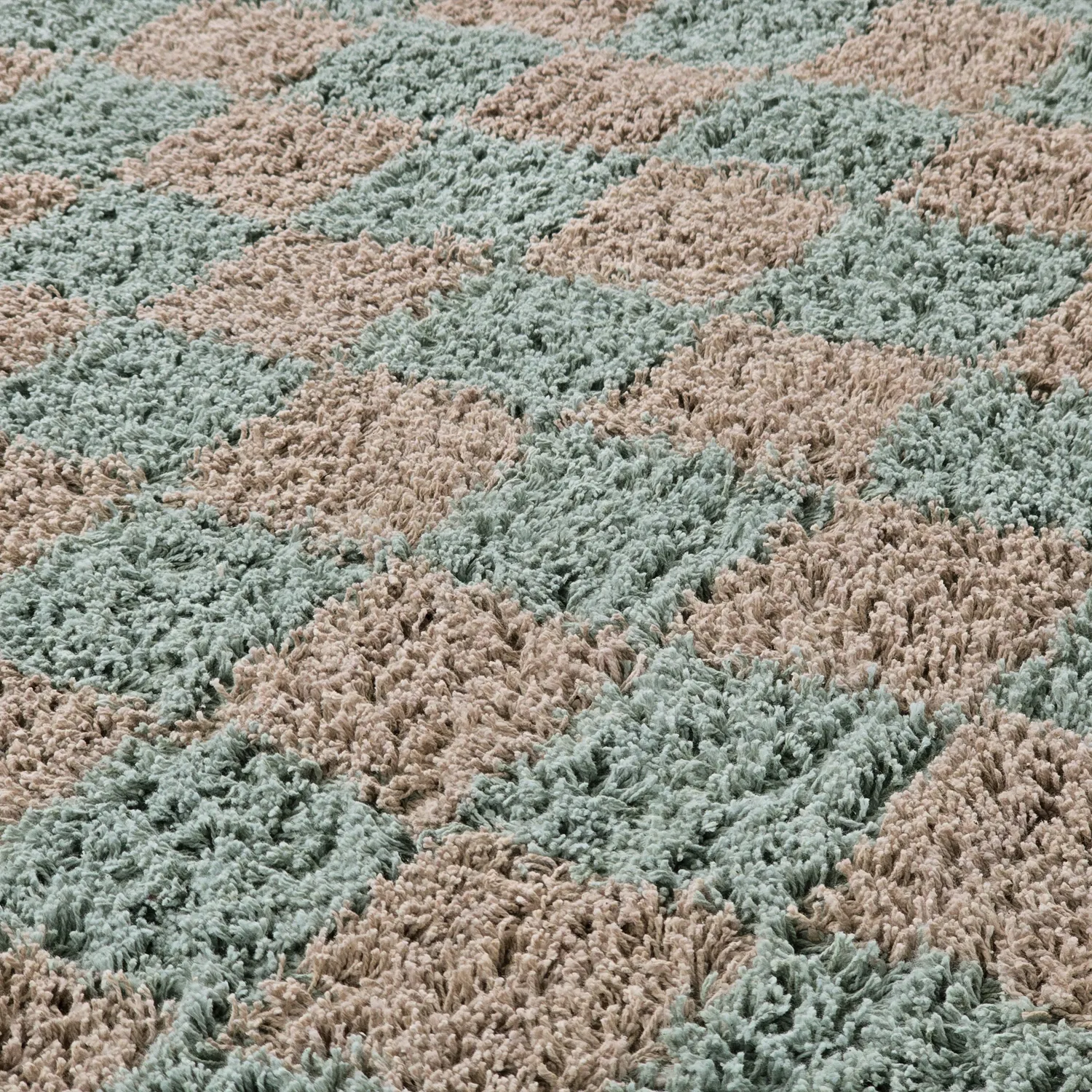 Tapetes felpudos - Elsey Natural Cotton Shaggy (siva/roza)