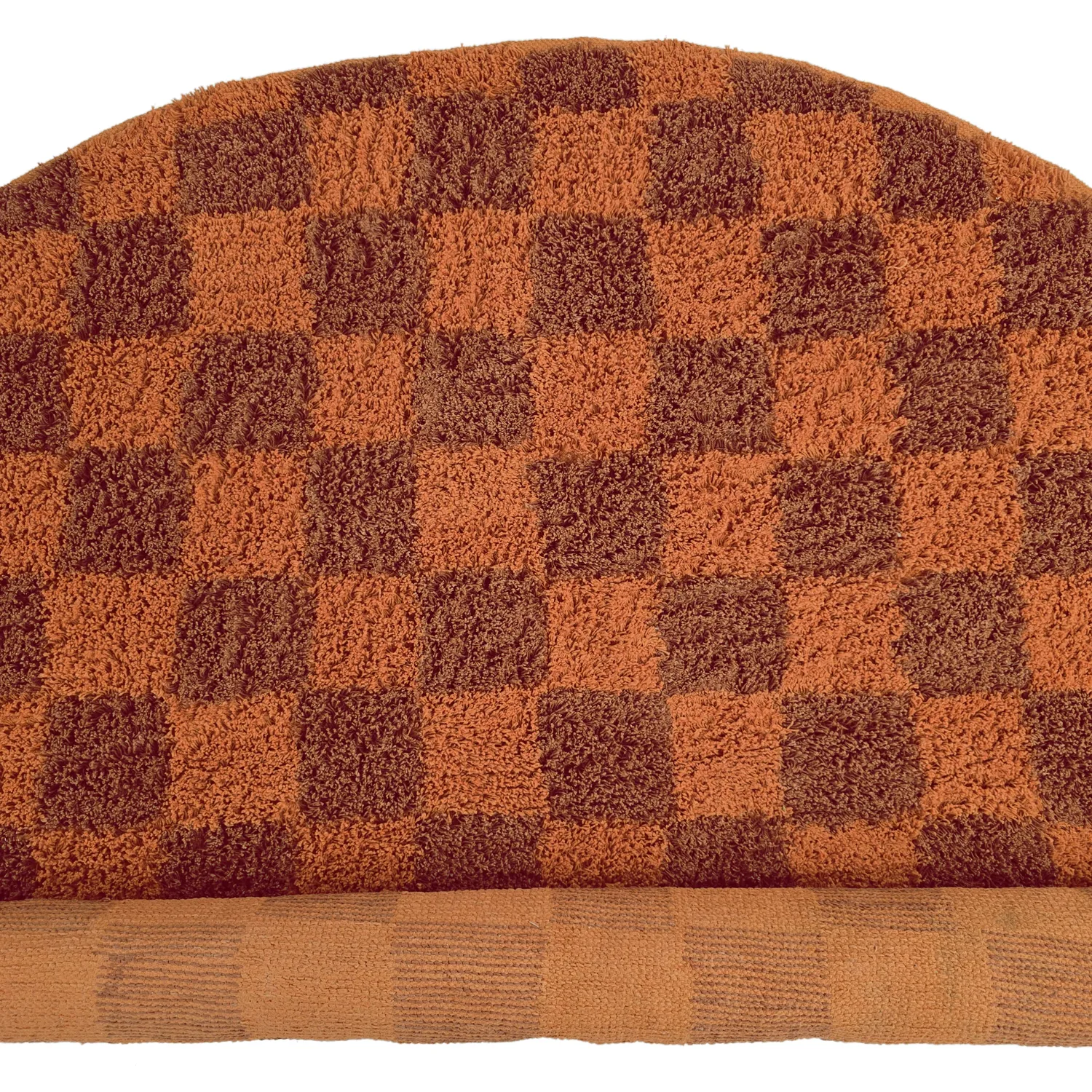 Tapete redondo - Elsey Natural Cotton Shaggy (oranžna/rdeča)