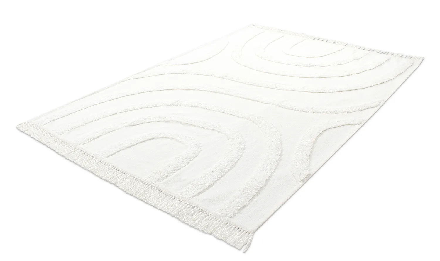 Tapetes felpudos - Emilia Natural Cotton Shaggy (offwhite)