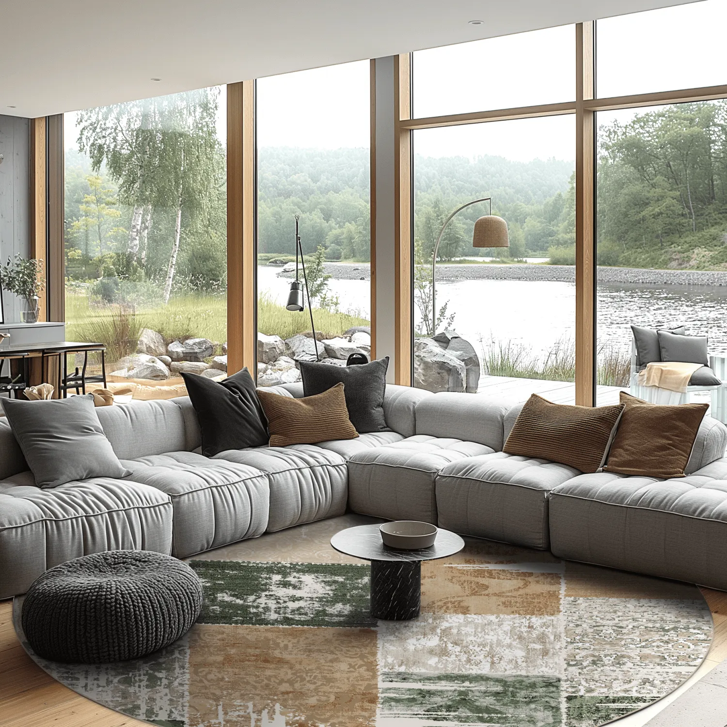 Tapete redondo - Ephesus (verde)