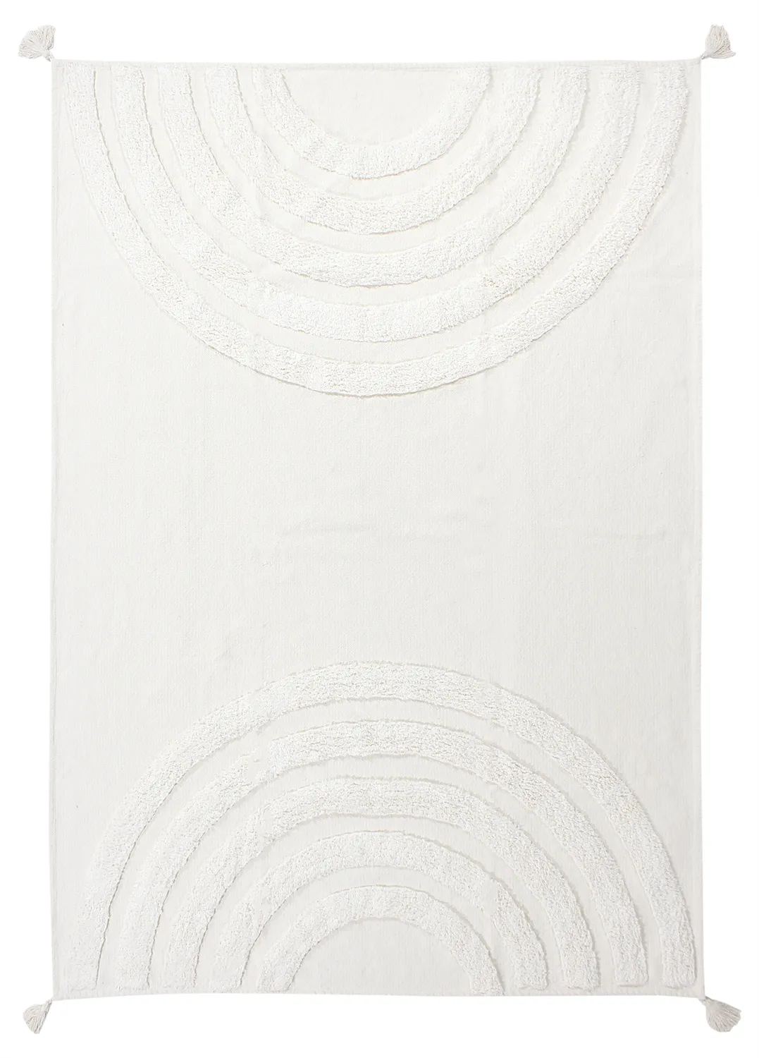 Tapetes felpudos - Everly Natural Cotton Shaggy (offwhite)