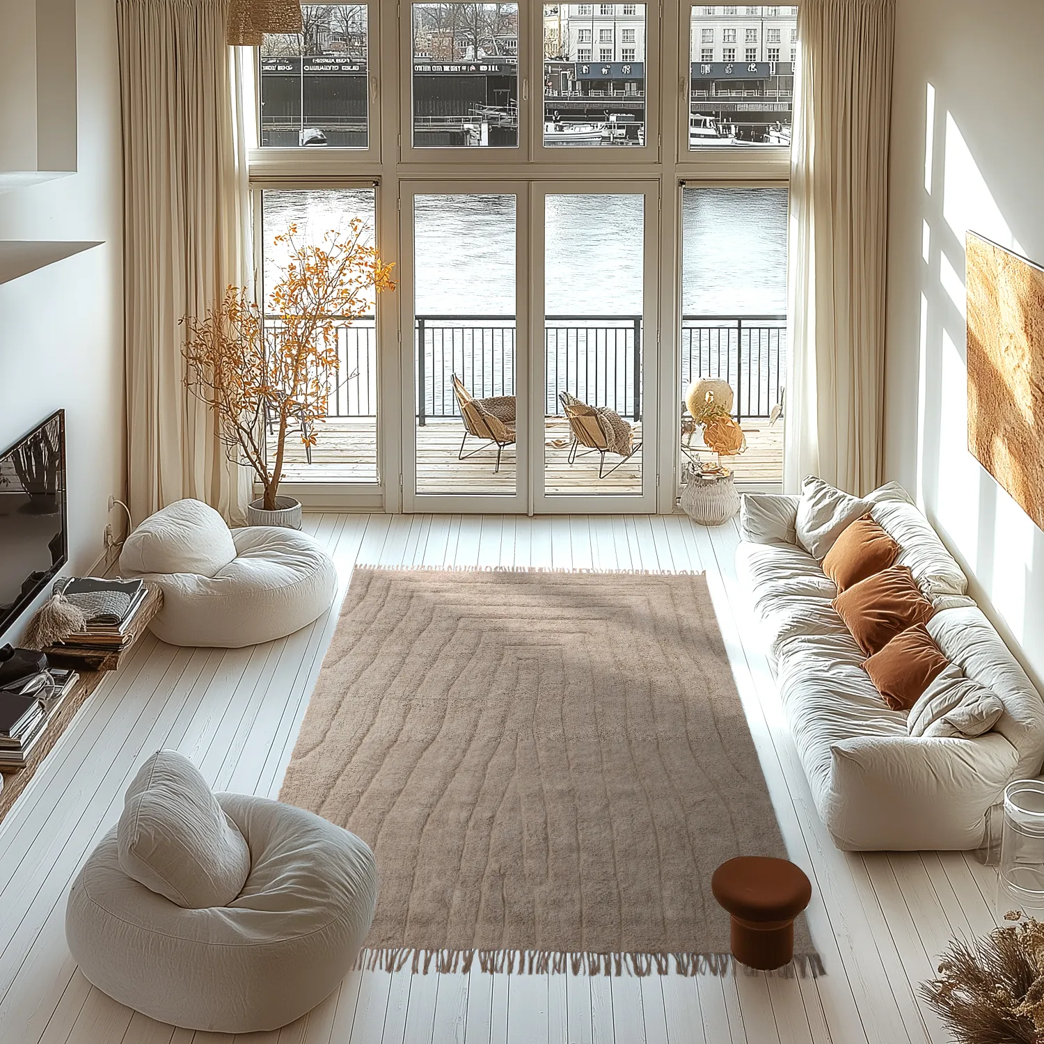 Tapetes felpudos - Farley Natural Cotton Shaggy (bež)