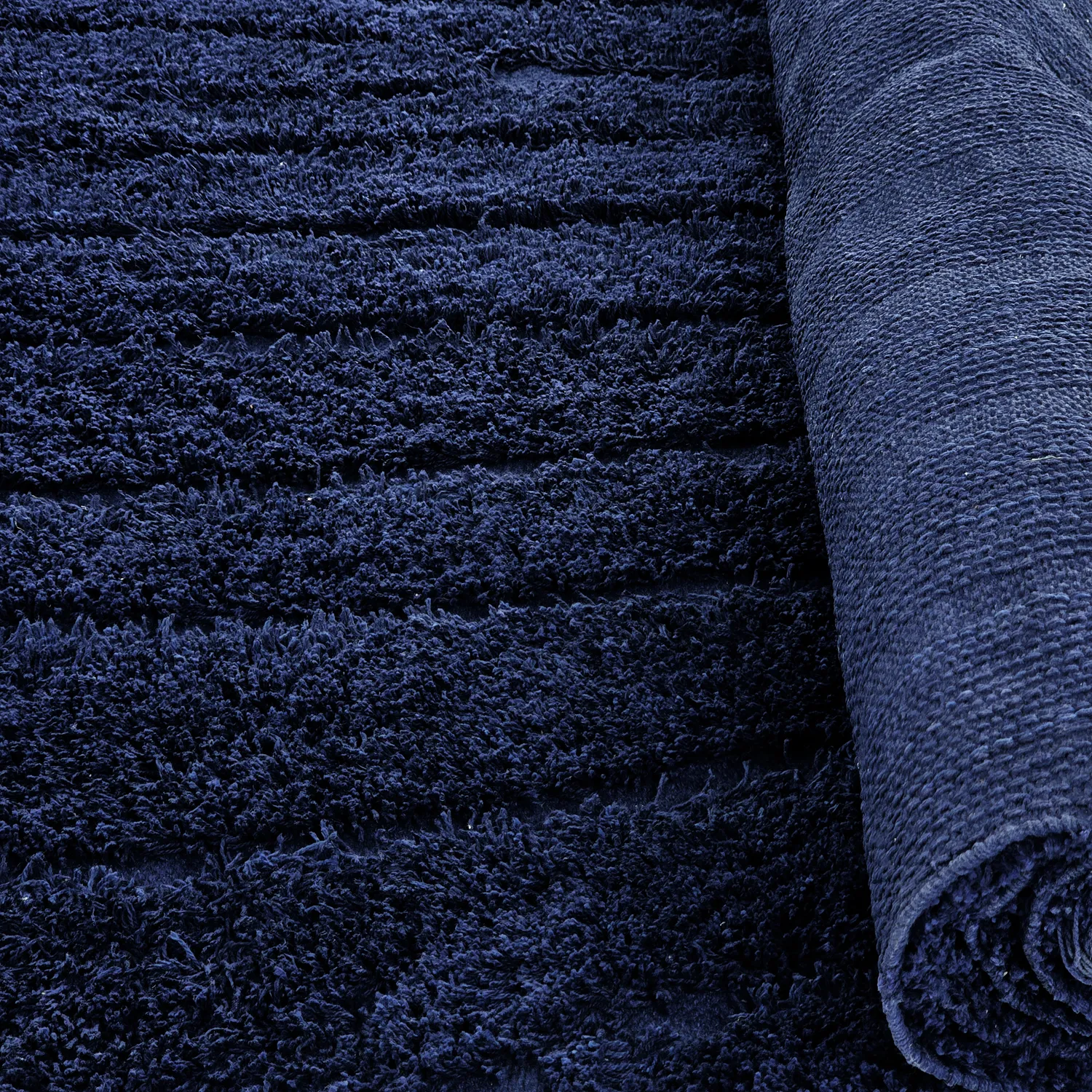 Tapetes felpudos - Farley Natural Cotton Shaggy (modra)