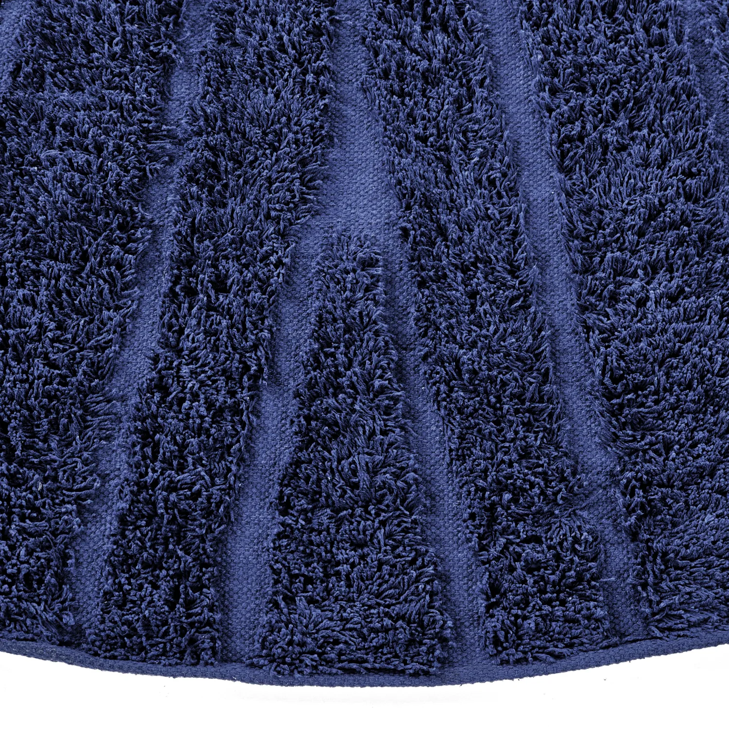 Tapete redondo - Farley Natural Cotton Shaggy (modra)