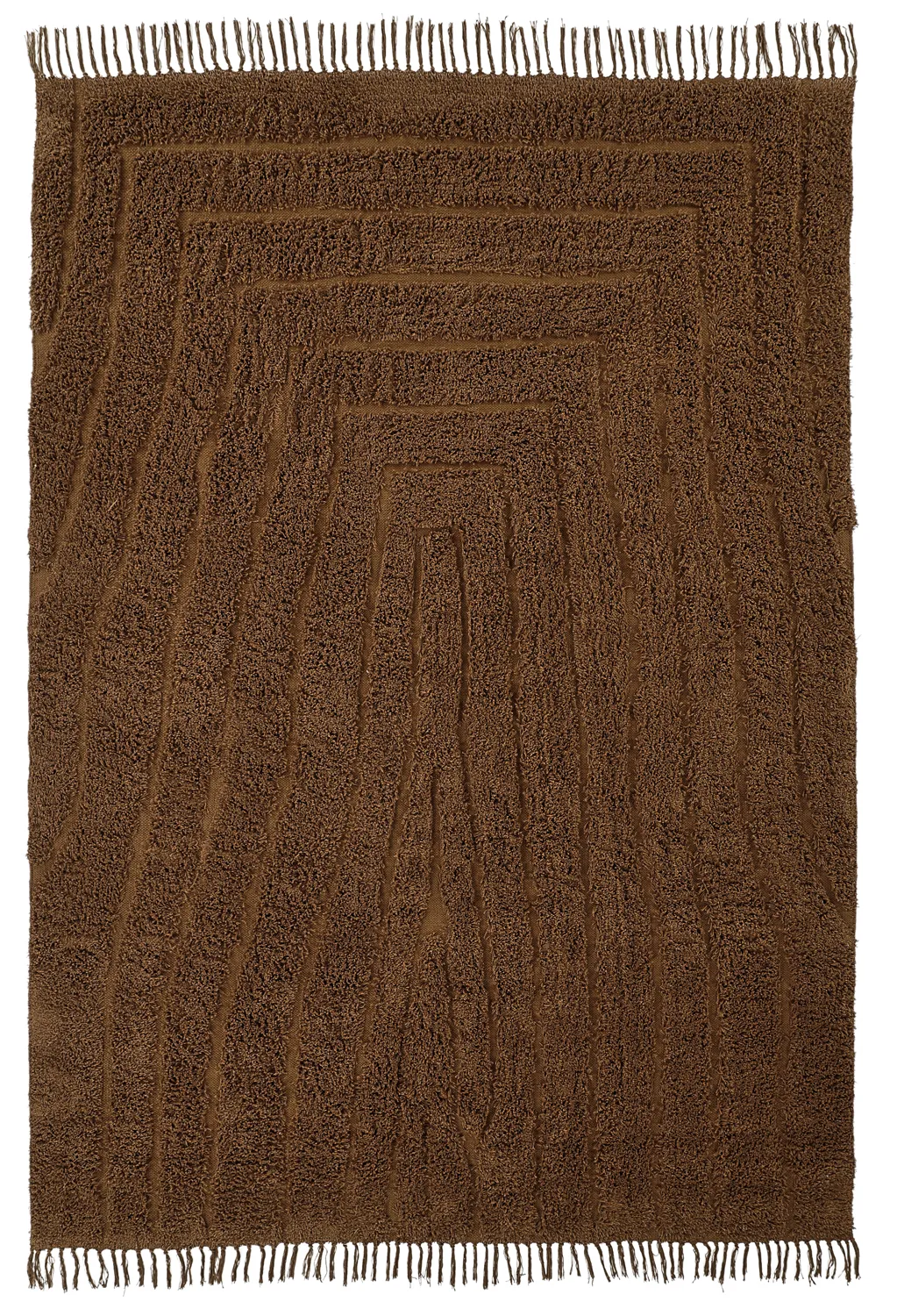 Tapetes felpudos - Farley Natural Cotton Shaggy (rjava)