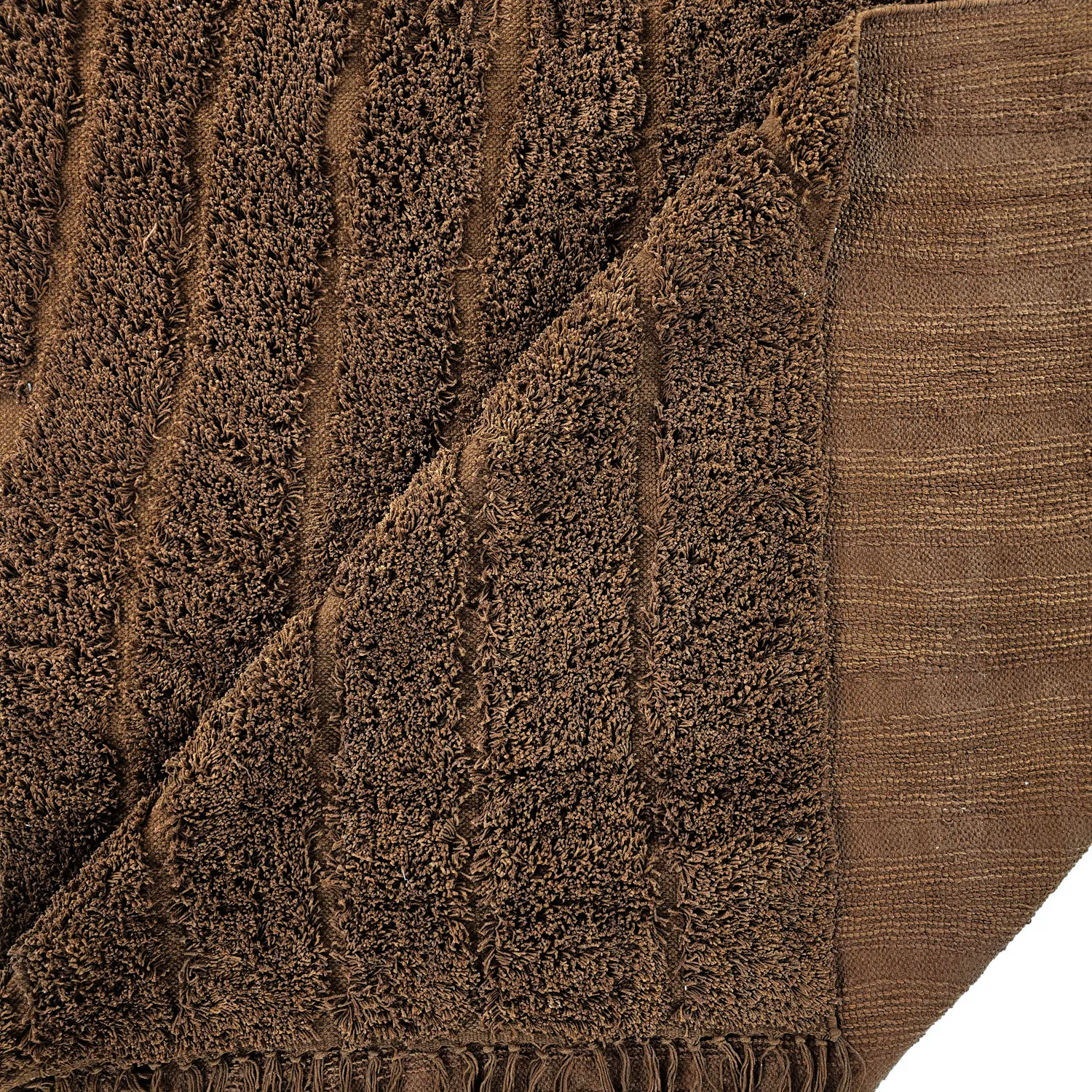 Tapetes felpudos - Farley Natural Cotton Shaggy (rjava)