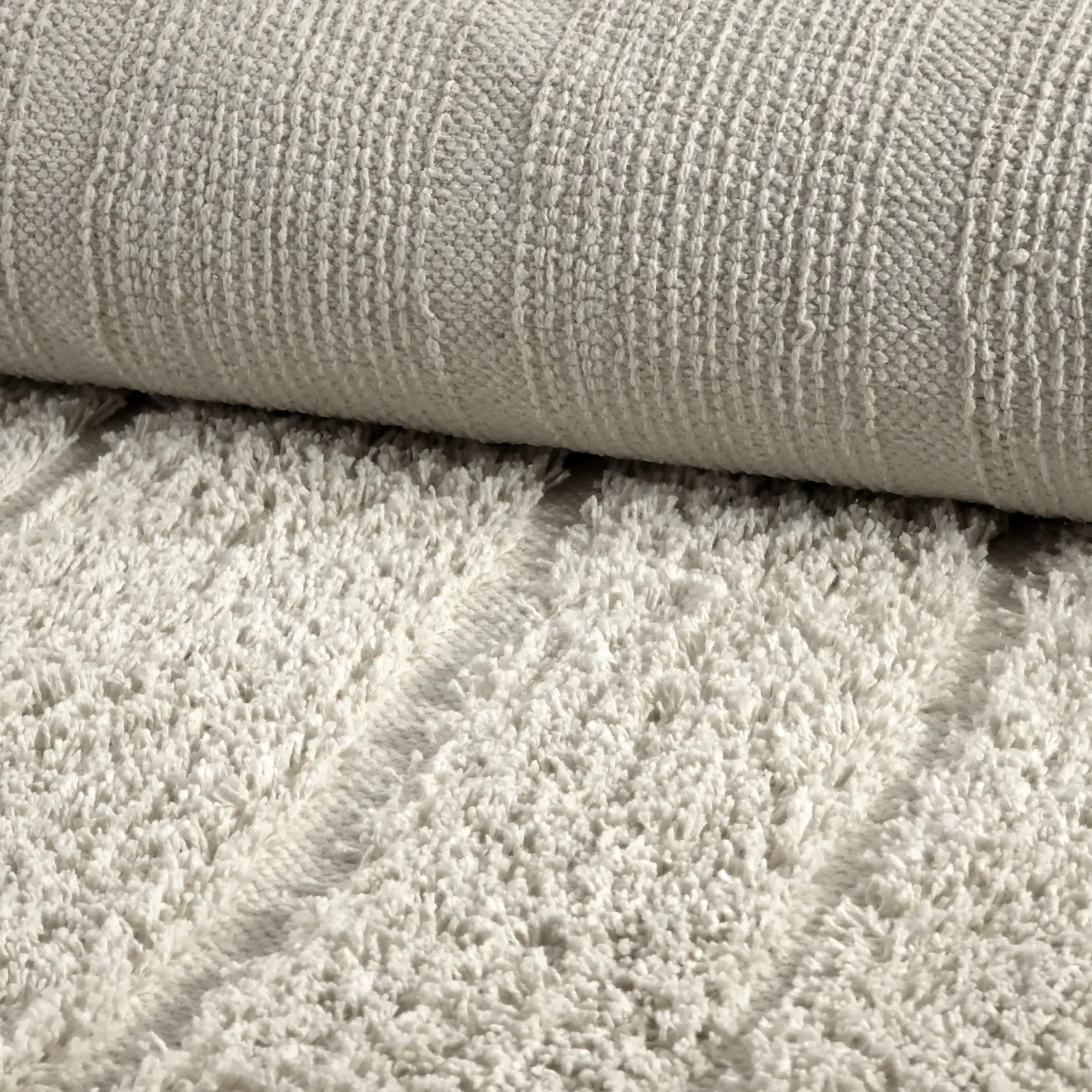 Tapetes felpudos - Farley Natural Cotton Shaggy (umazano bela)