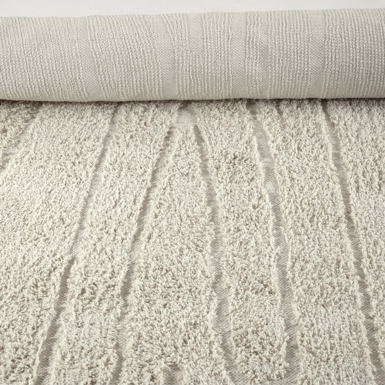 Tapetes felpudos - Farley Natural Cotton Shaggy (umazano bela)