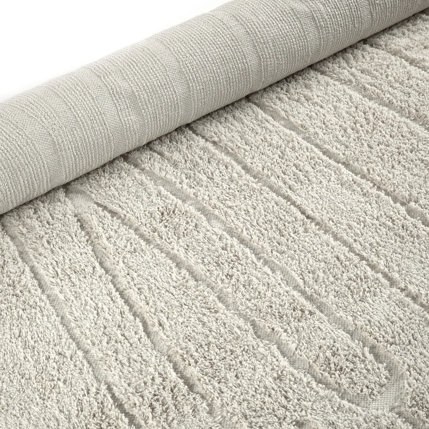 Tapetes felpudos - Farley Natural Cotton Shaggy (umazano bela)