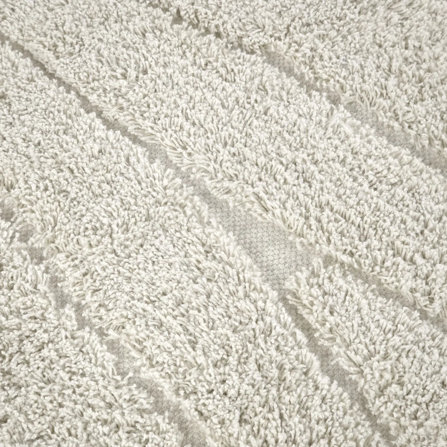 Tapete redondo - Farley Natural Cotton Shaggy (umazano bela)