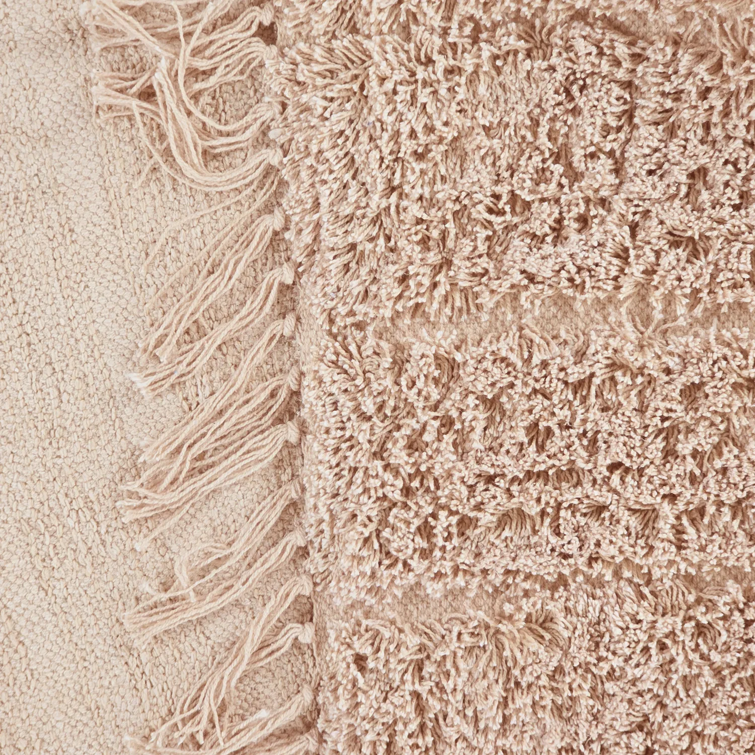 Tapetes felpudos - Farley Natural Cotton Shaggy (roza)