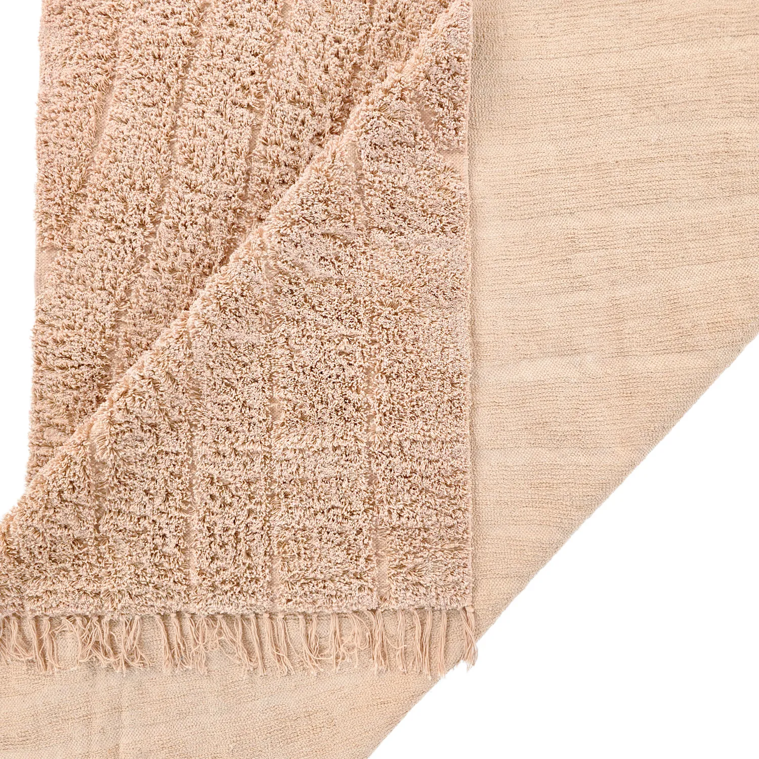 Tapetes felpudos - Farley Natural Cotton Shaggy (roza)