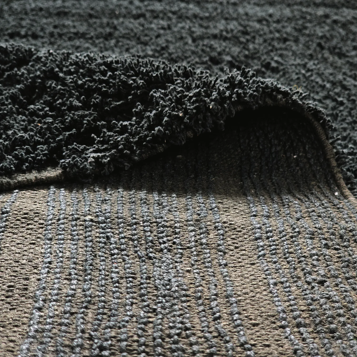 Tapetes felpudos - Farley Natural Cotton Shaggy (črna)