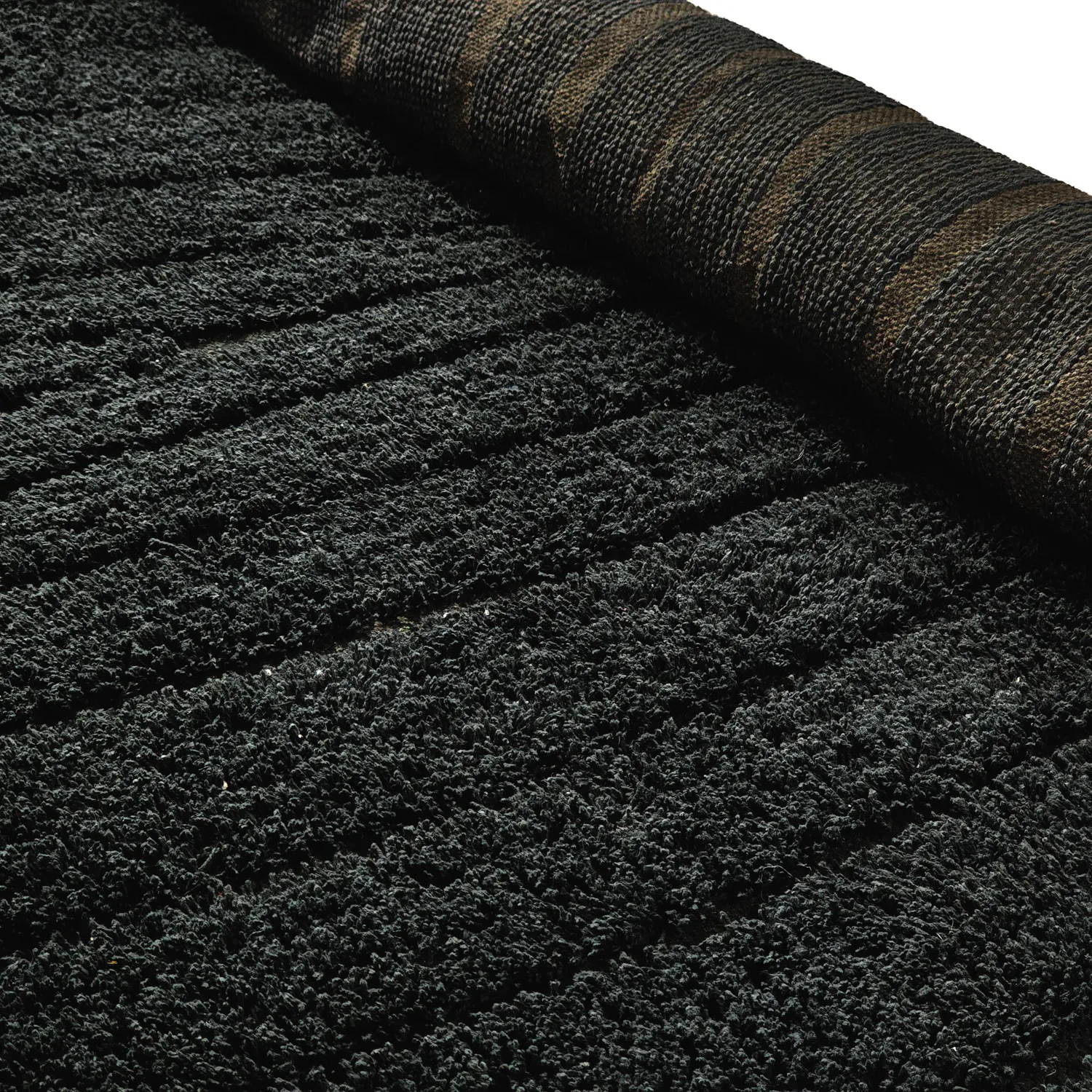 Tapetes felpudos - Farley Natural Cotton Shaggy (črna)