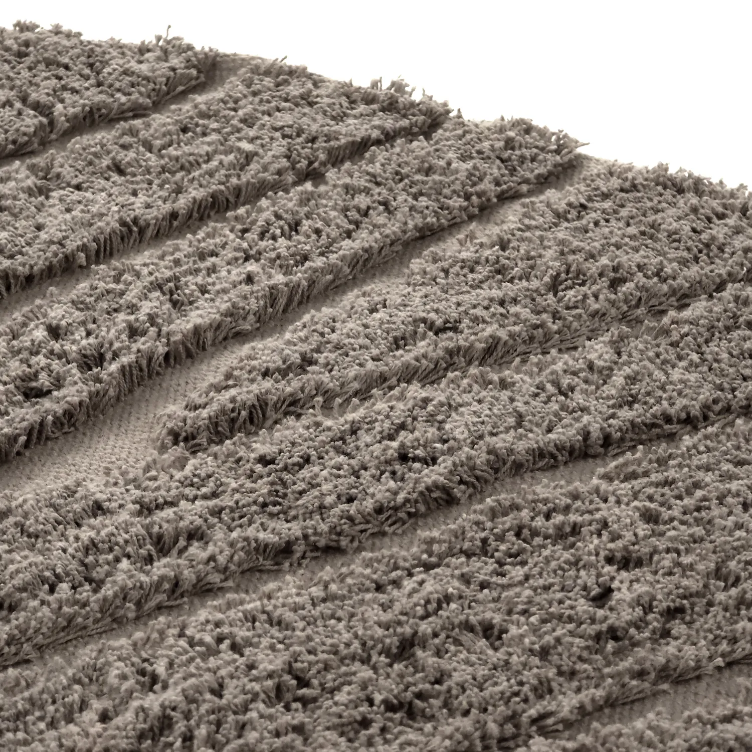 Tapete redondo - Farley Natural Cotton Shaggy (taupe)