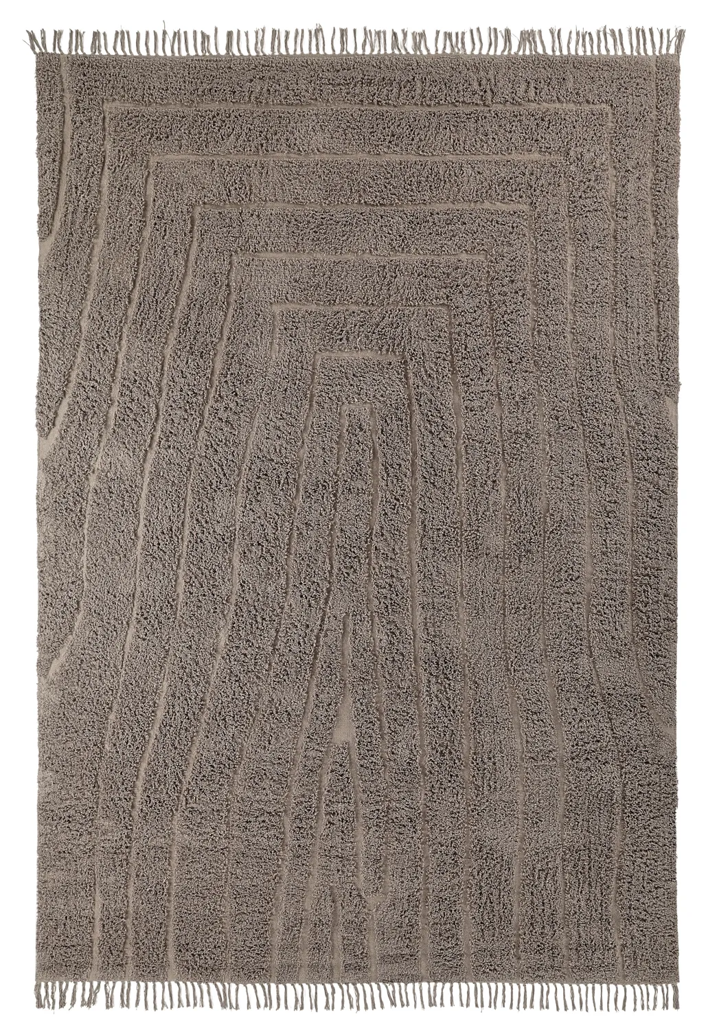 Tapetes felpudos - Farley Natural Cotton Shaggy (taupe)