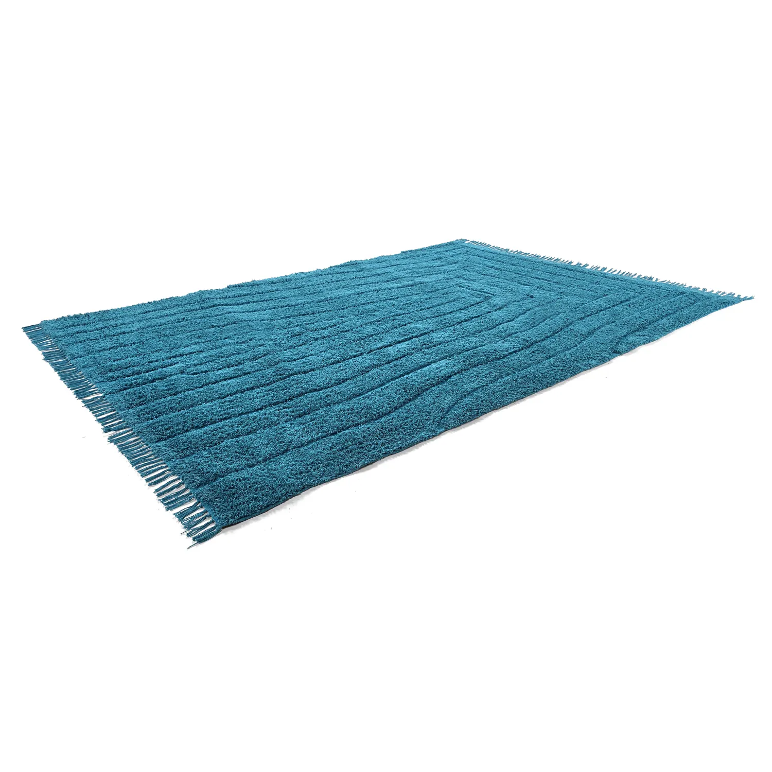 Tapetes felpudos - Farley Natural Cotton Shaggy (turkizna)