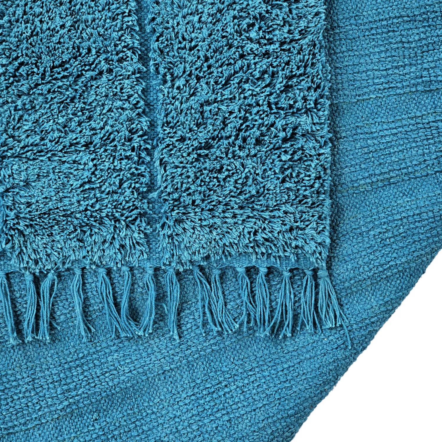 Tapetes felpudos - Farley Natural Cotton Shaggy (turkizna)