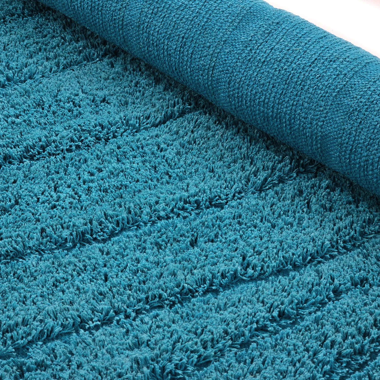 Tapete redondo - Farley Natural Cotton Shaggy (turkizna)