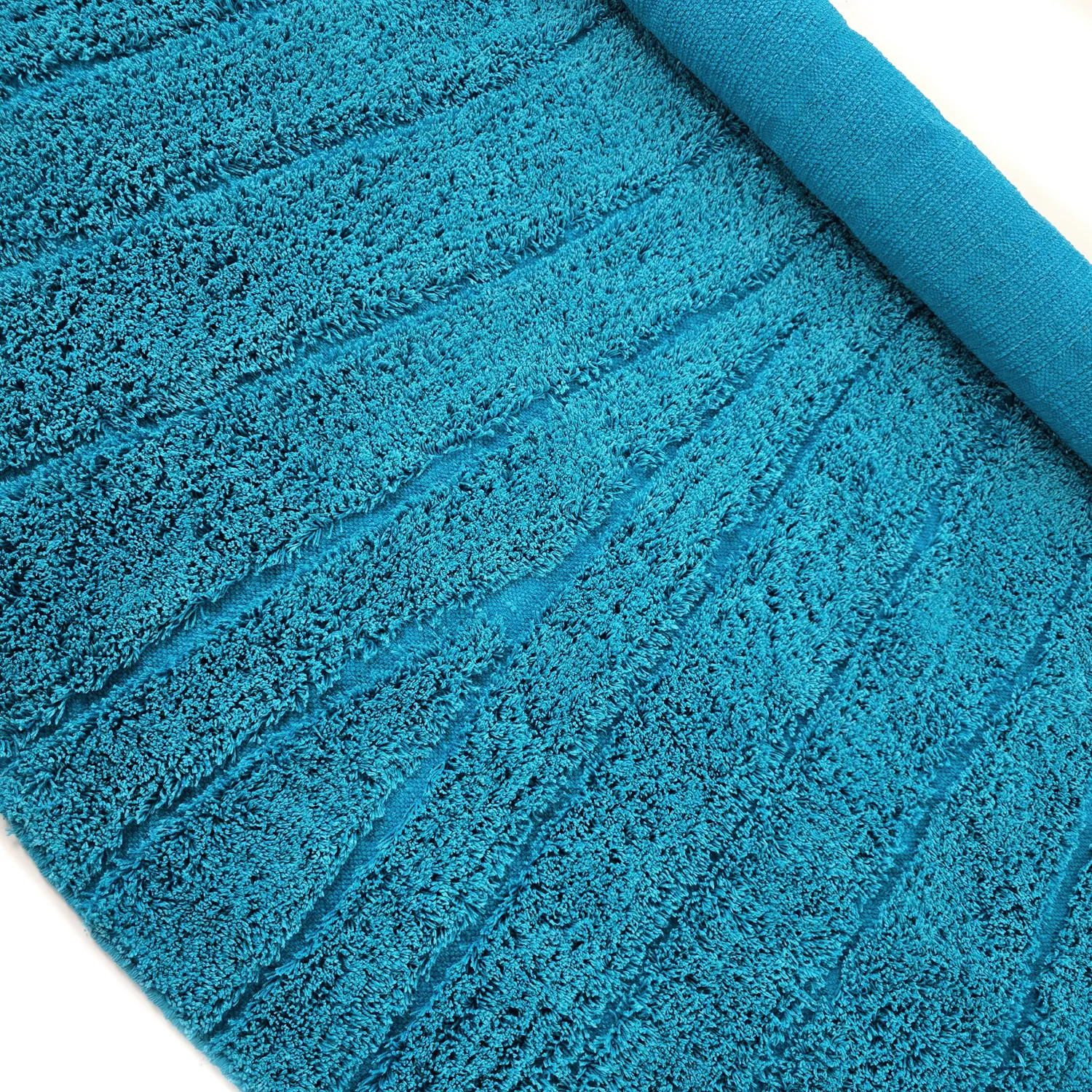 Tapete redondo - Farley Natural Cotton Shaggy (turkizna)