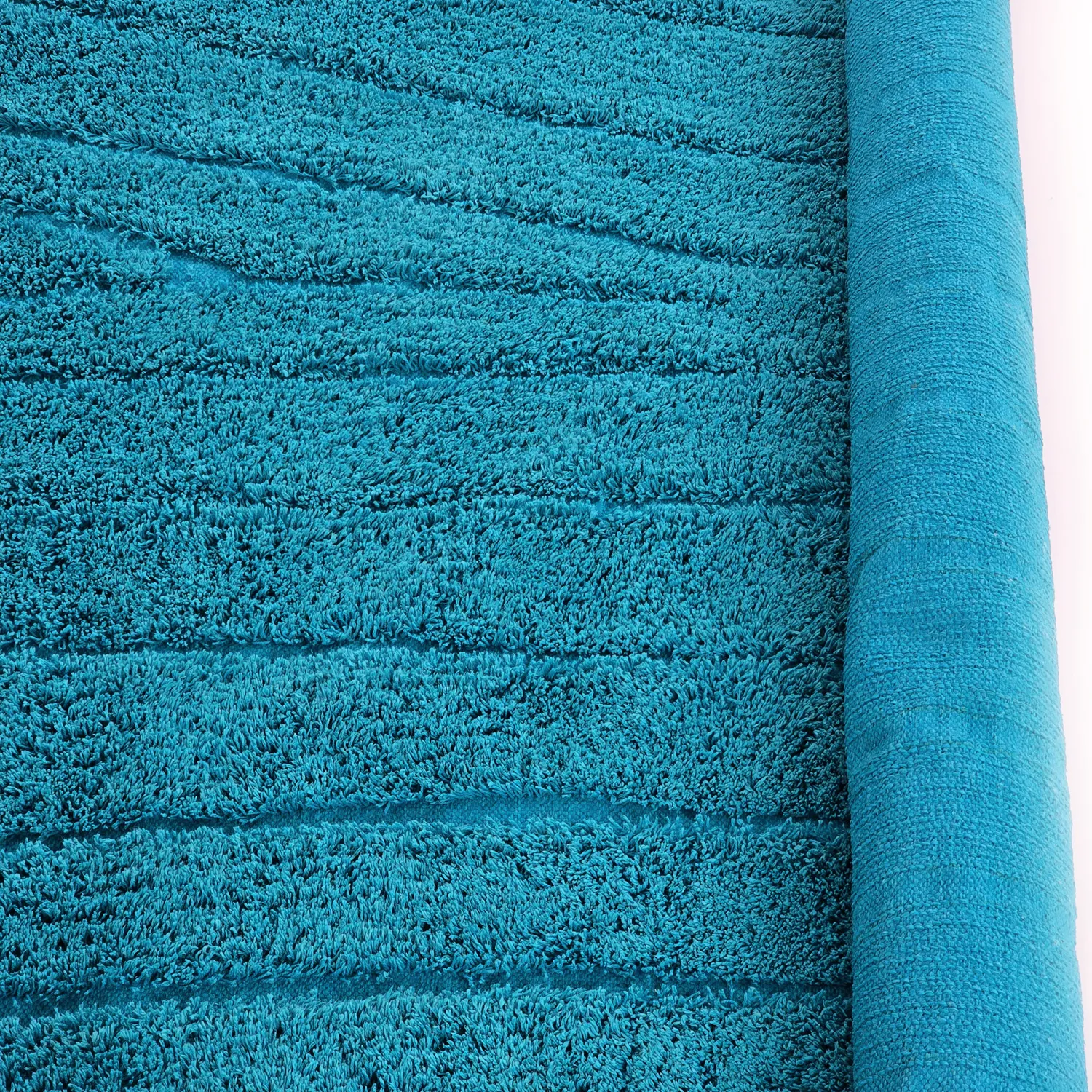 Tapete redondo - Farley Natural Cotton Shaggy (turkizna)