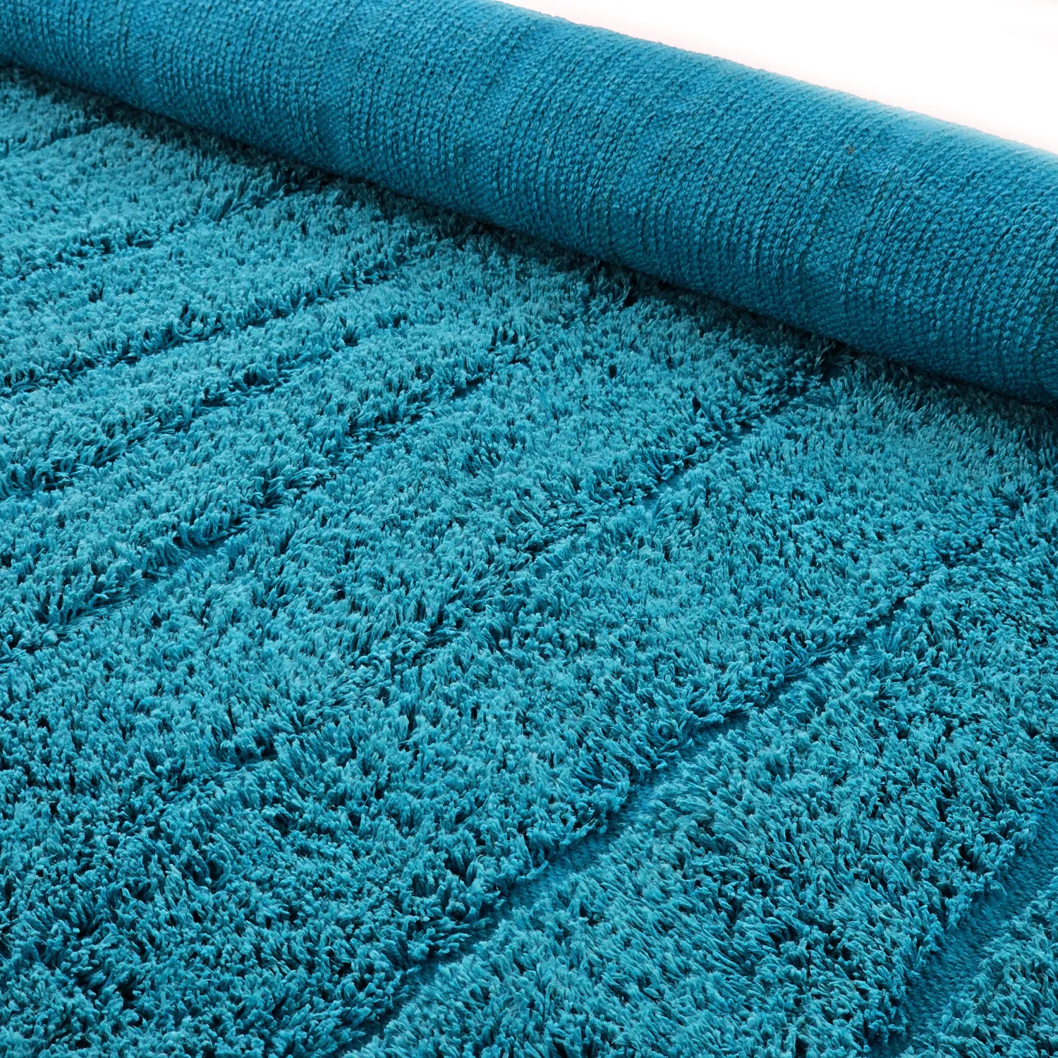 Tapete redondo - Farley Natural Cotton Shaggy (turkizna)