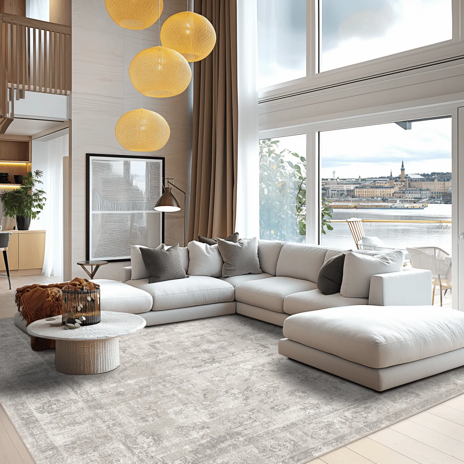 Tapete Wilton - Gombalia (cinza)