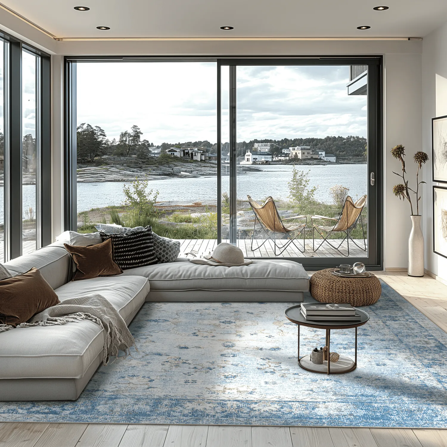 Tapete Wilton - Gombalia (azul claro)