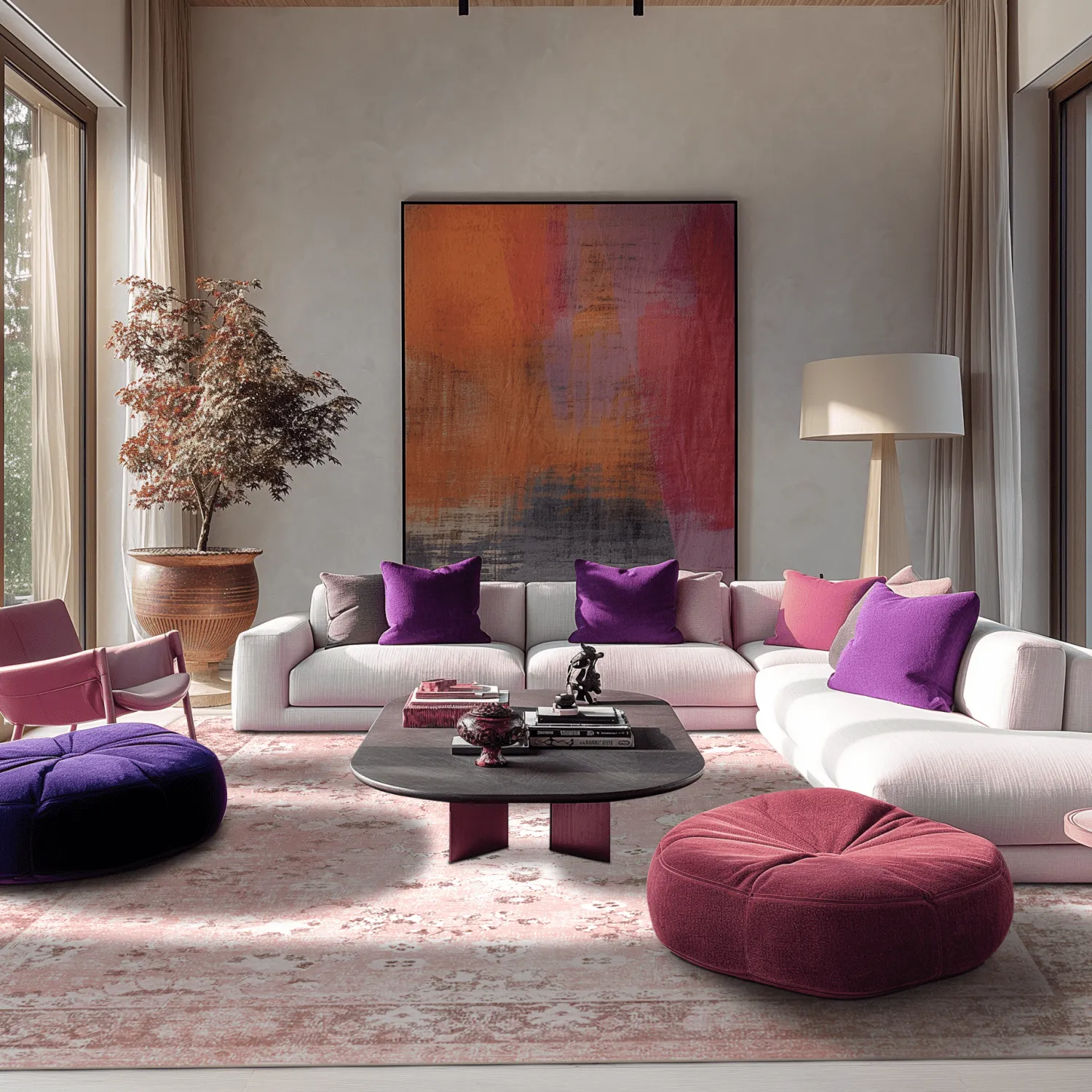 Tapete Wilton - Gombalia (rosa)