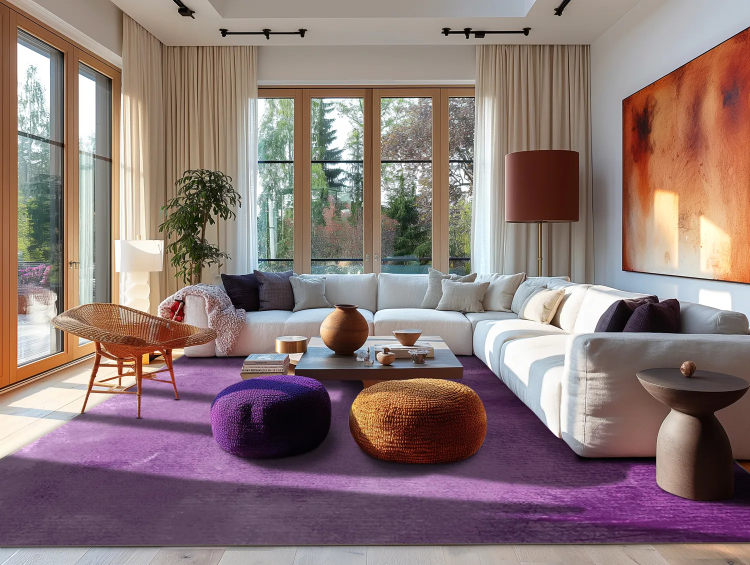 Tapete Wilton - Guillos (roxo)