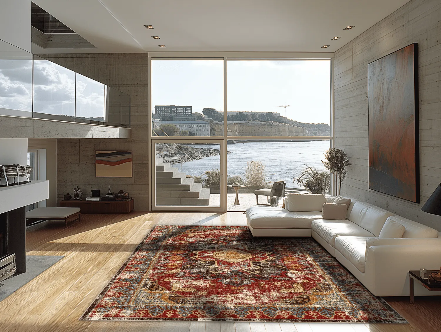 Tapete Wilton - Idri (vermelho/multicolorido)